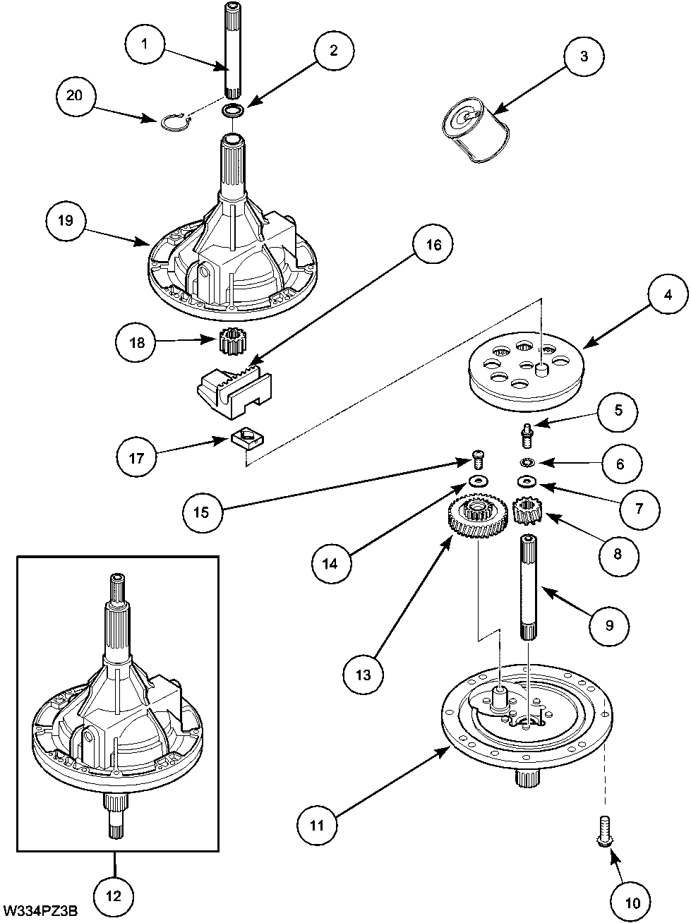 11 - TRANSMISSION ASSEMBLY