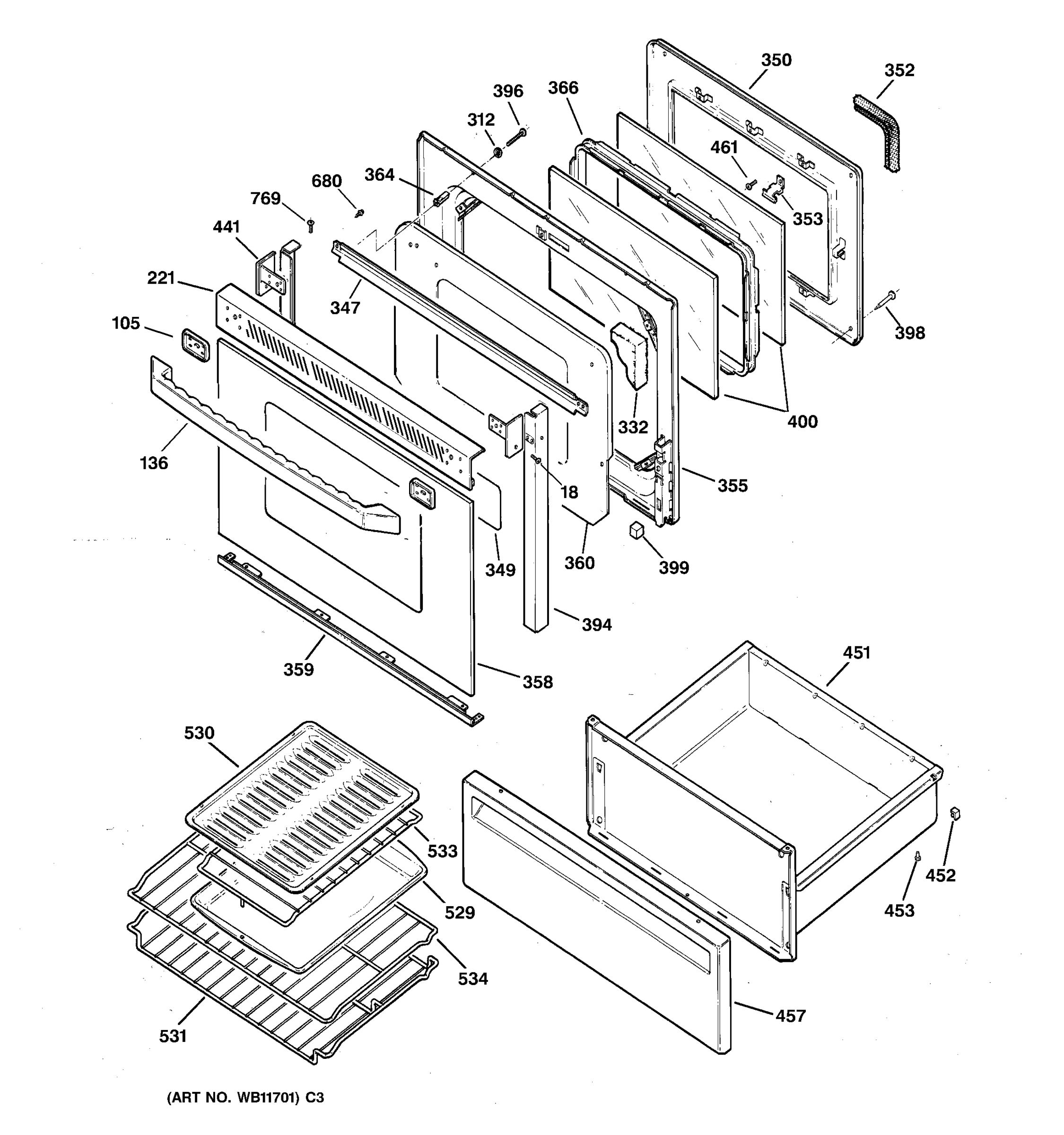 DOOR & DRAWER PARTS