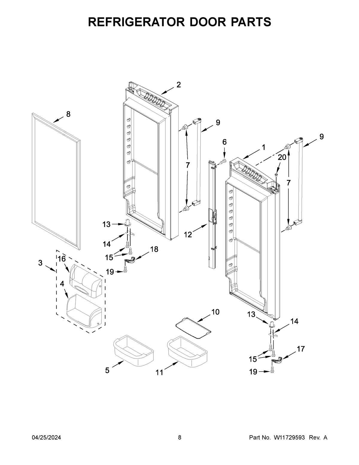 05 - REFRIGERATOR DOOR PARTS