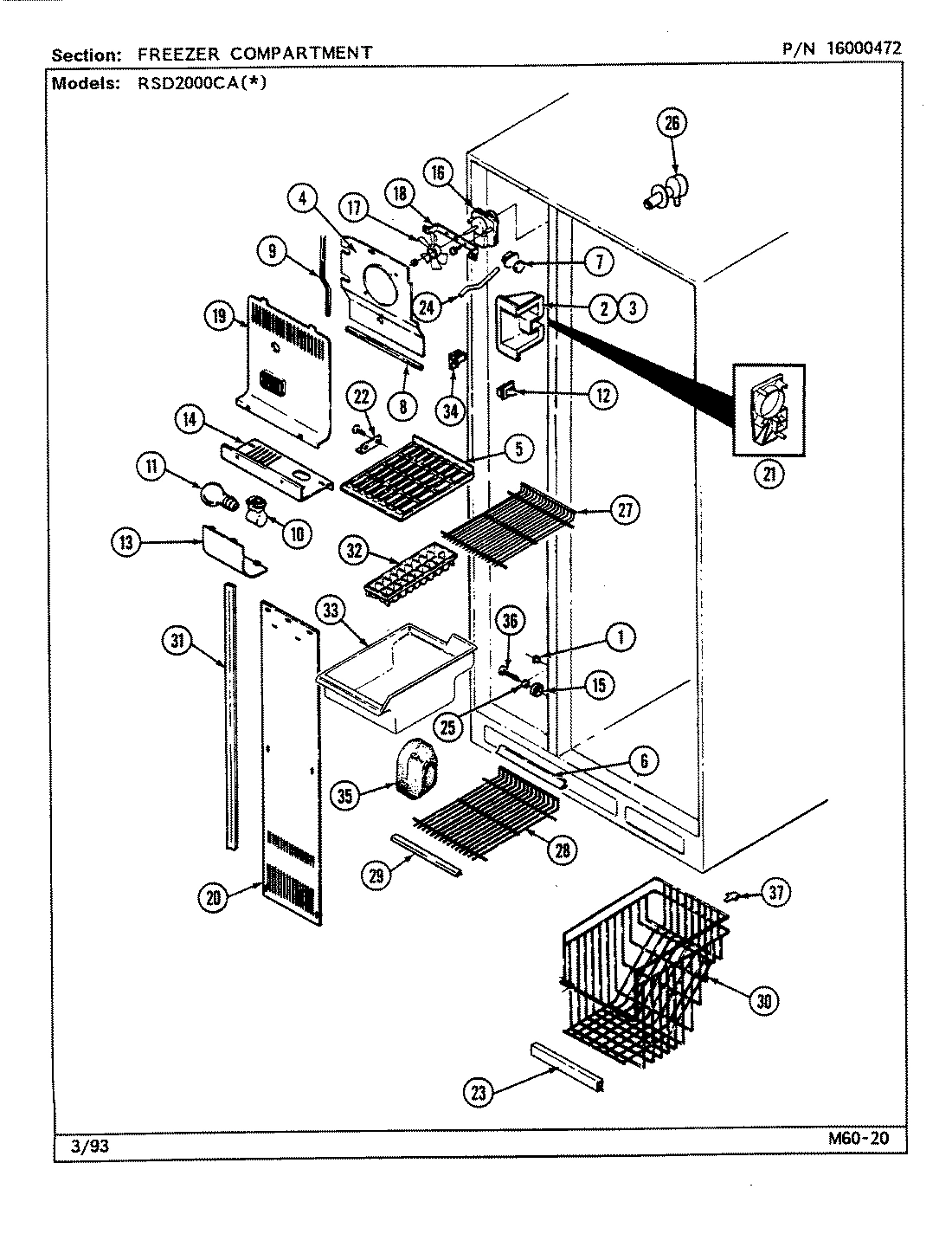 01 - FREEZER COMPARTMENT
