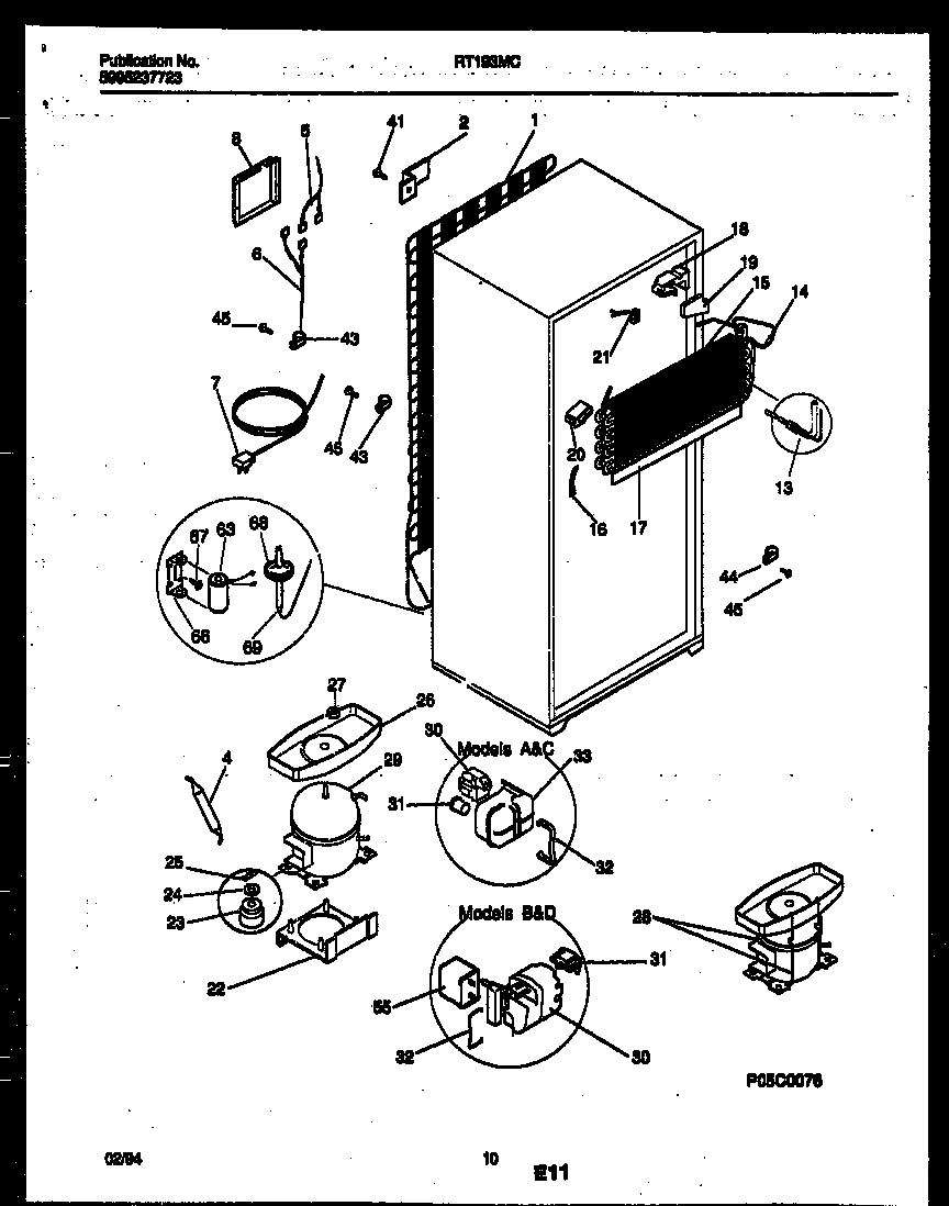 06 - SYSTEM AND AUTOMATIC DEFROST PARTS