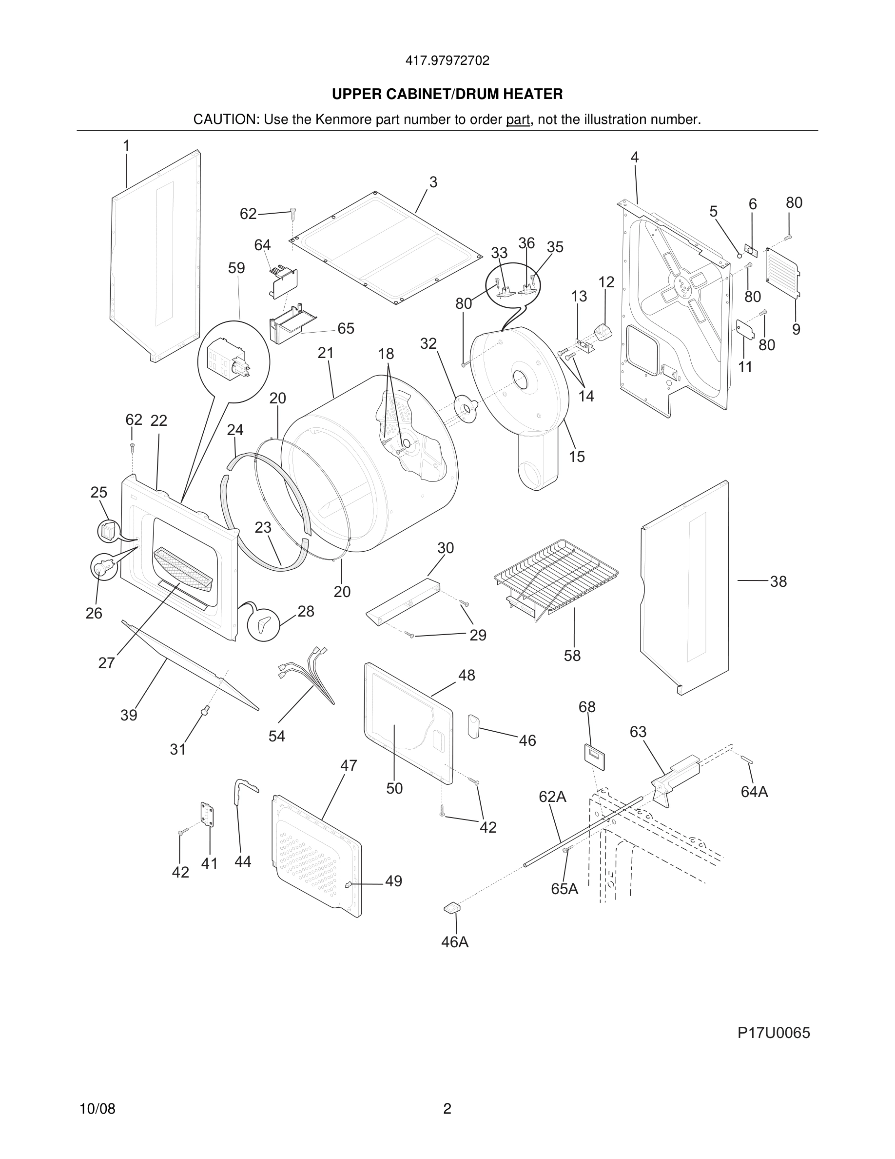 03 - UPPER CABINET/DRUM HEATER