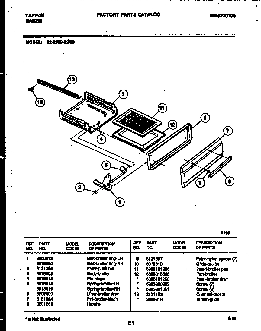 04 - BROILER DRAWER PARTS