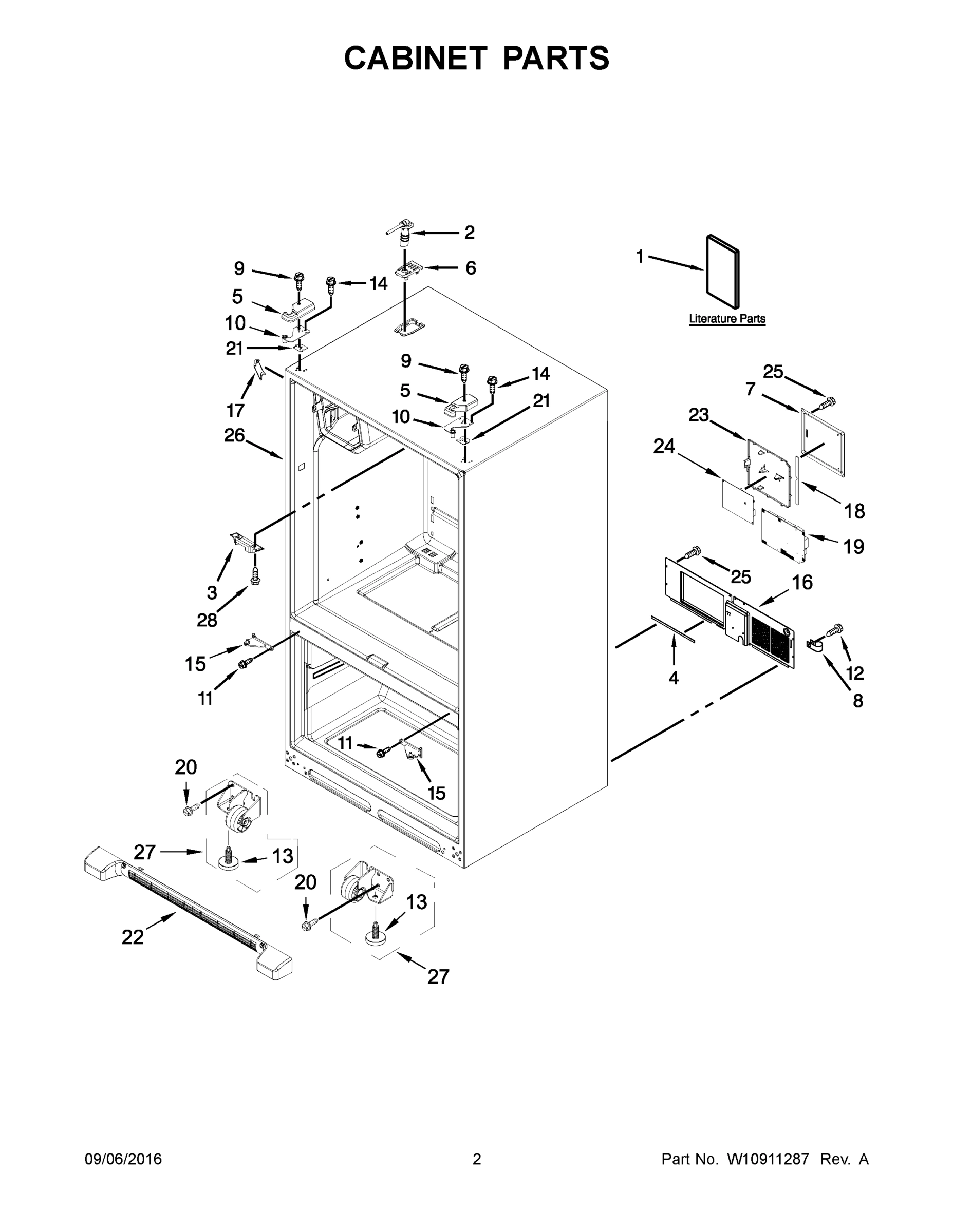 02 - CABINET PARTS
