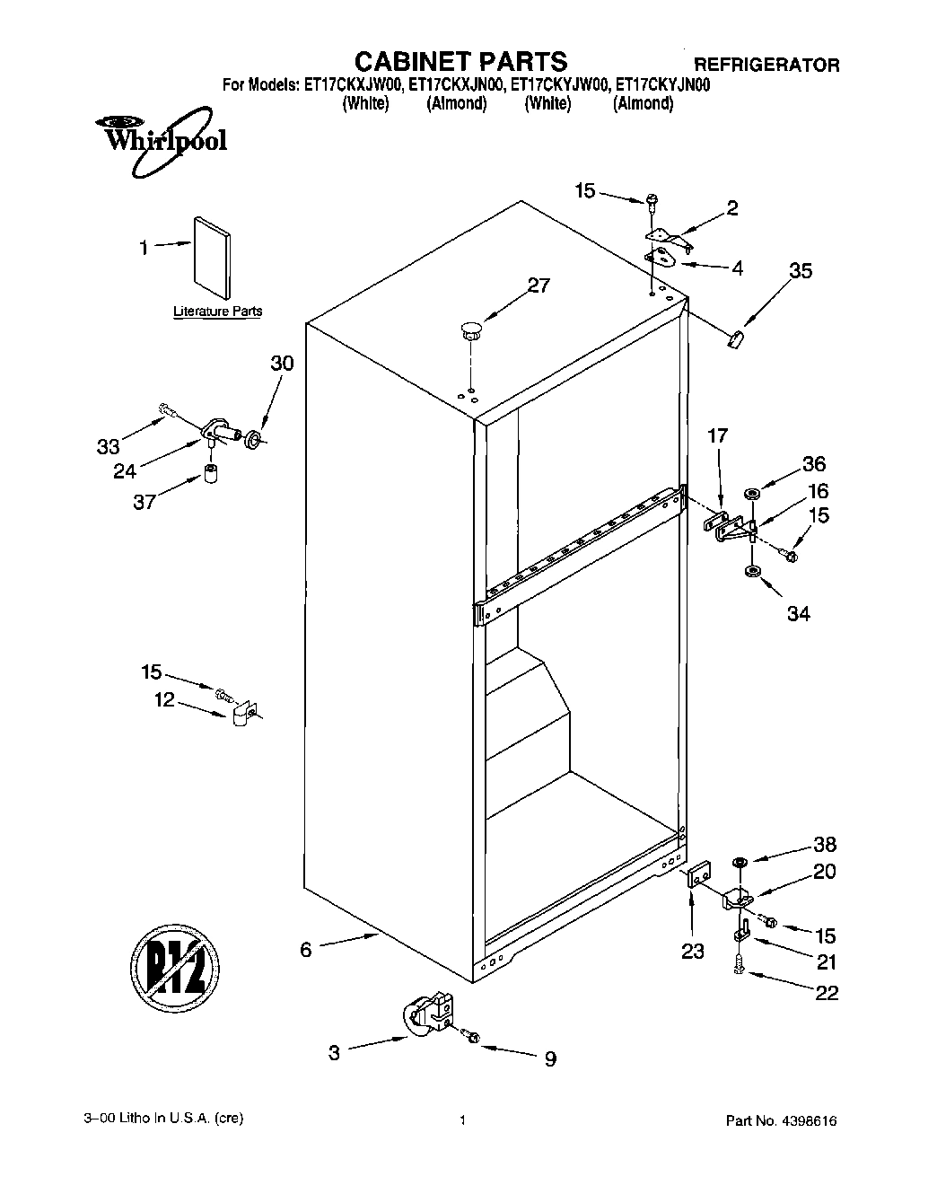 01 - CABINET, LITERATURE
