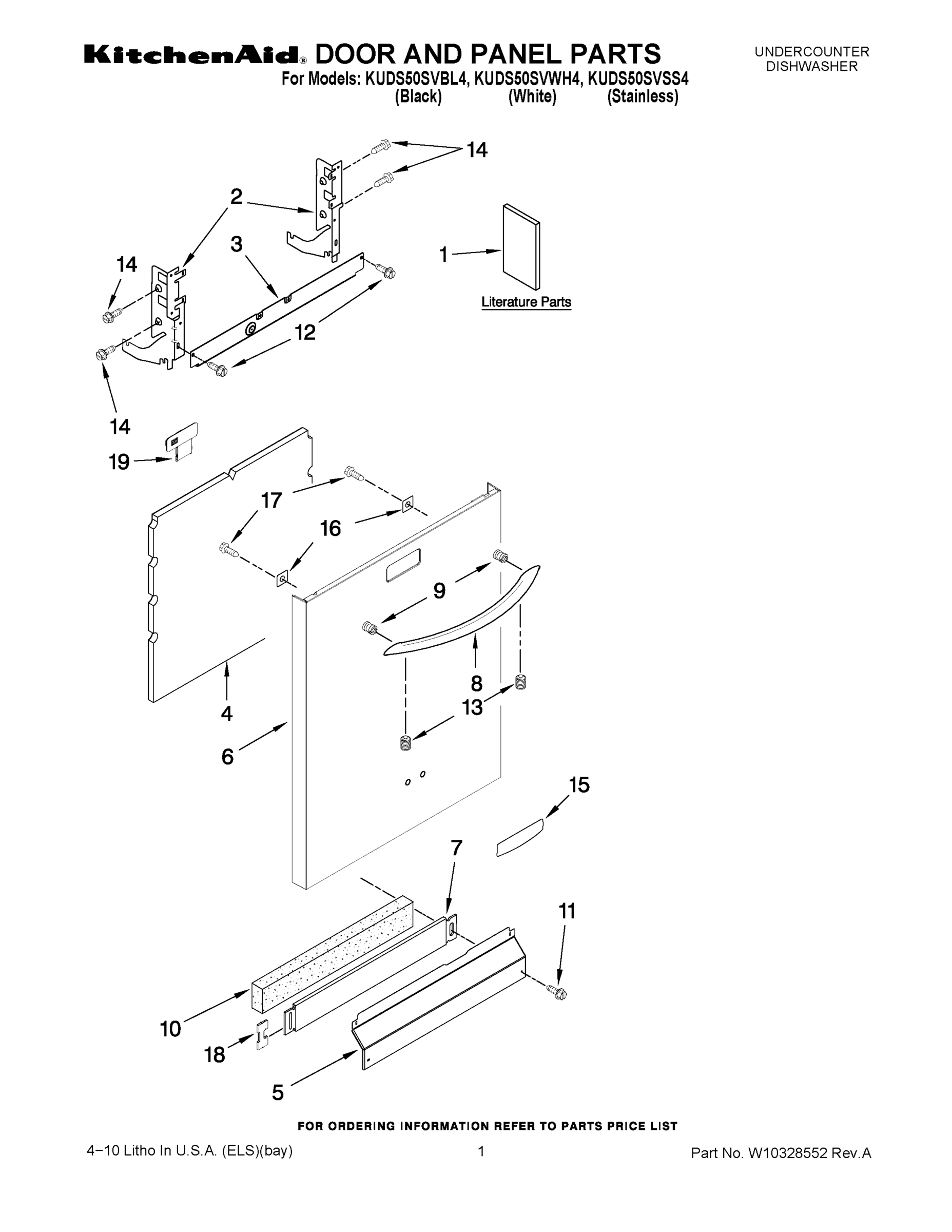 01 - DOOR AND PANEL PARTS