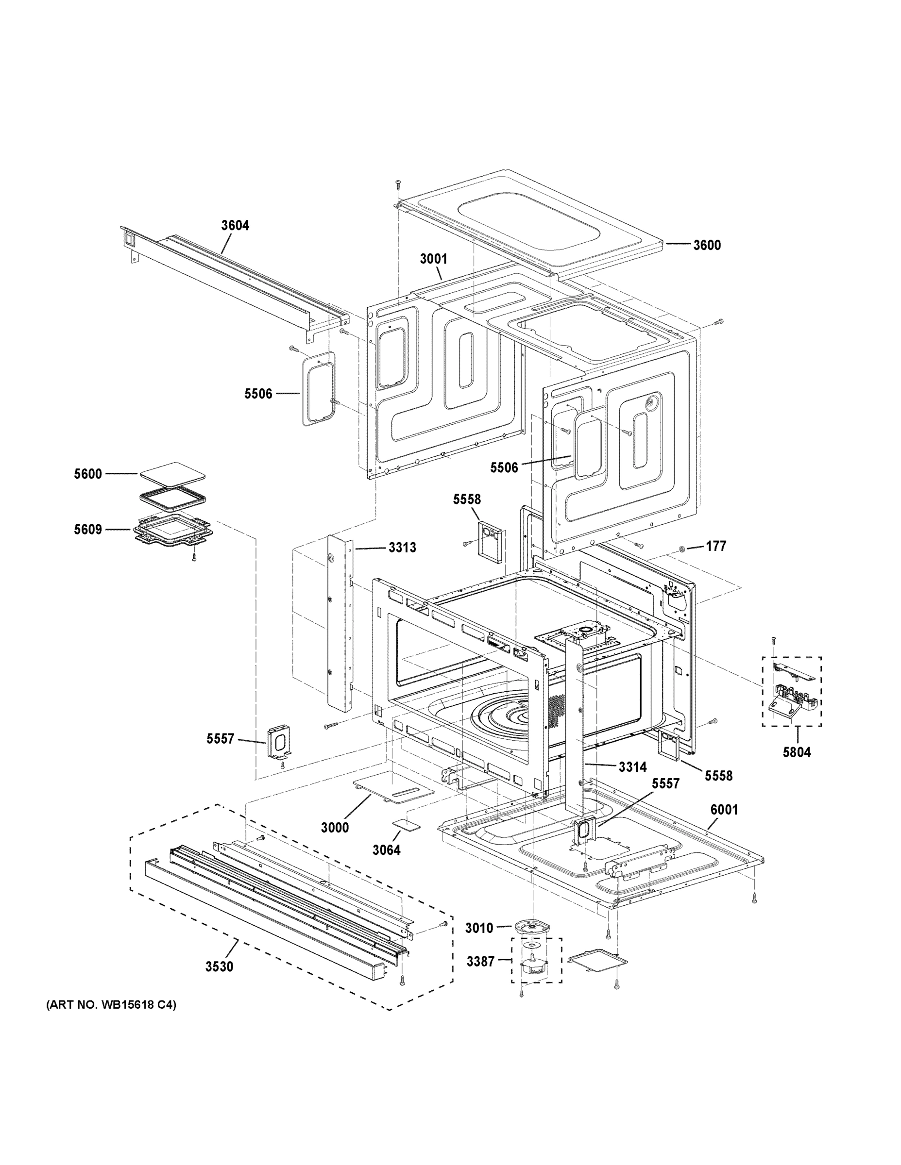 OVEN CAVITY PARTS