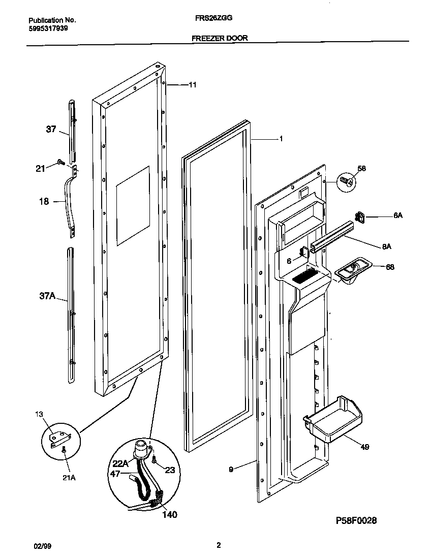 02 - FREEZER DOOR