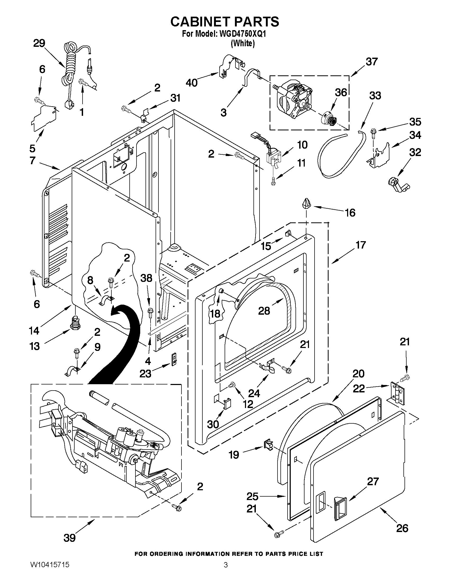02 - CABINET PARTS