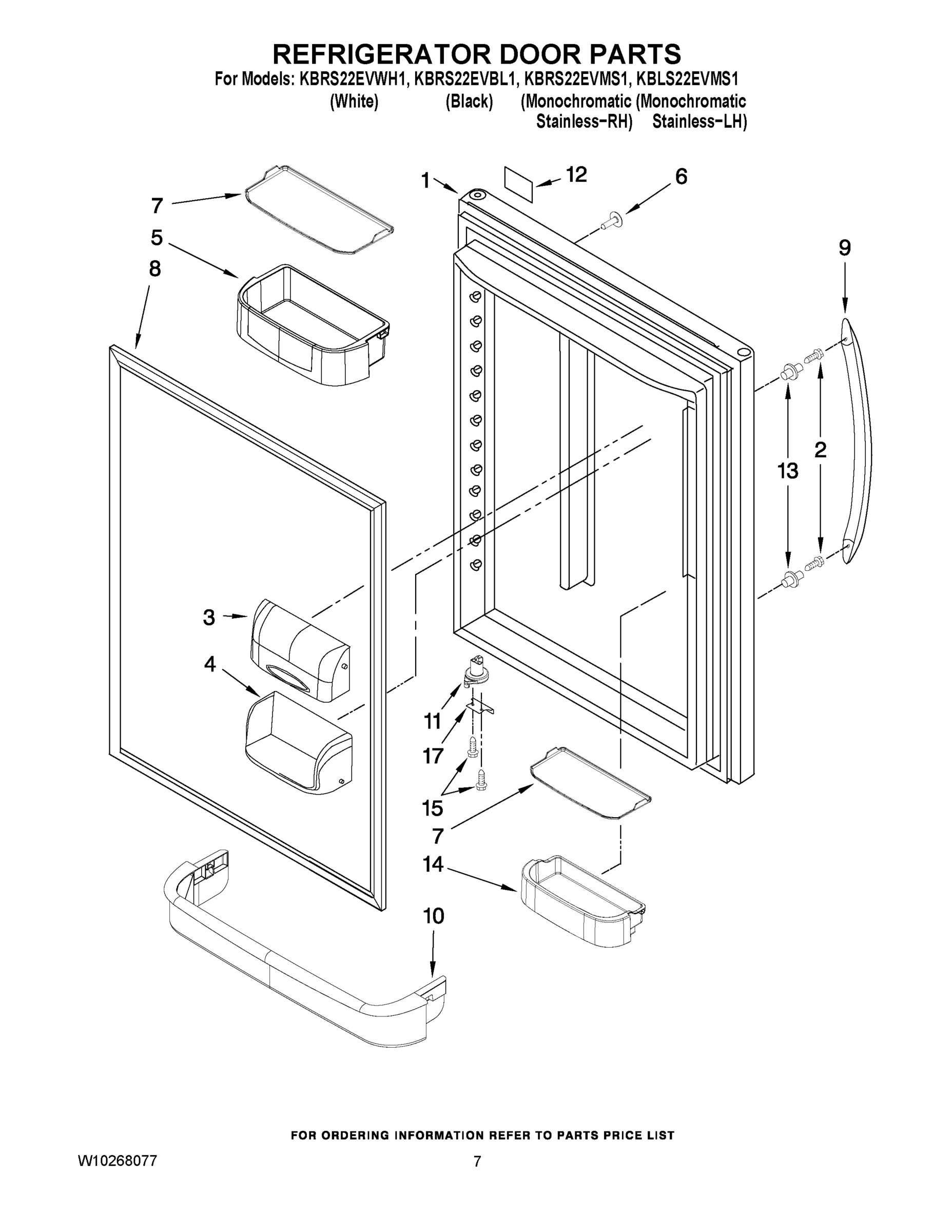 04 - REFRIGERATOR DOOR PARTS