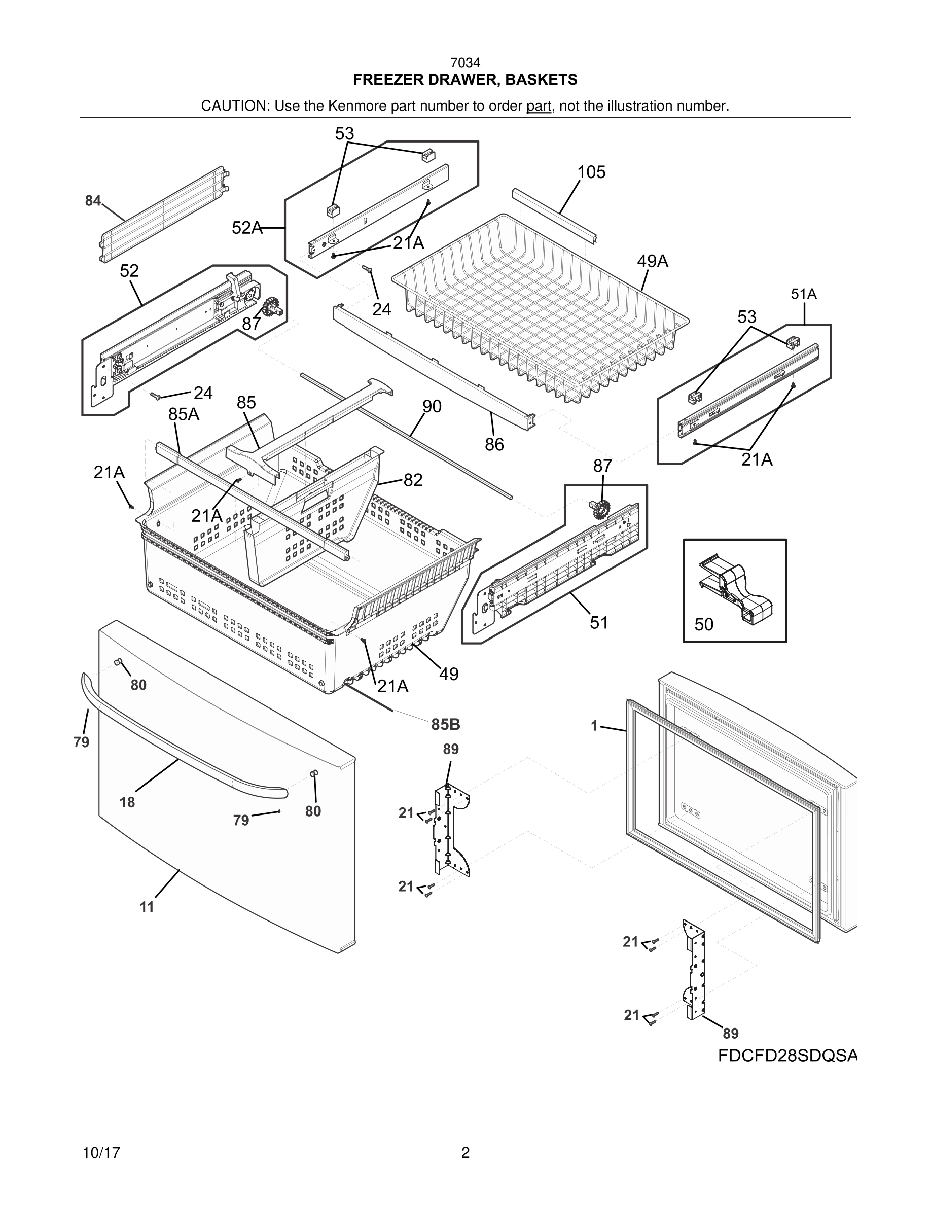 03 - FREEZER DRAWER, BASKETS