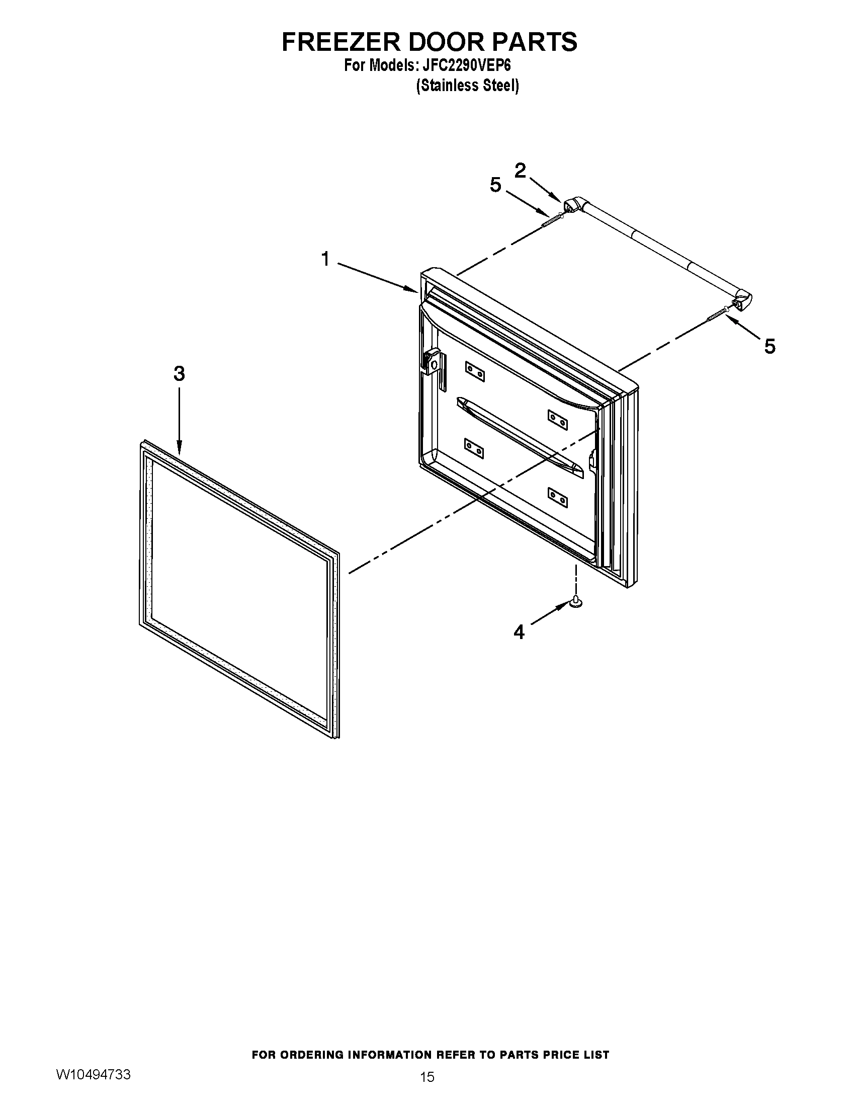 08 - FREEZER DOOR PARTS