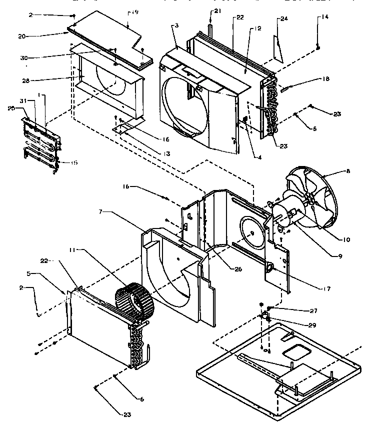 02 - EVAP, CONDENSER, INSUL & AIR FLOW SYSTEM
