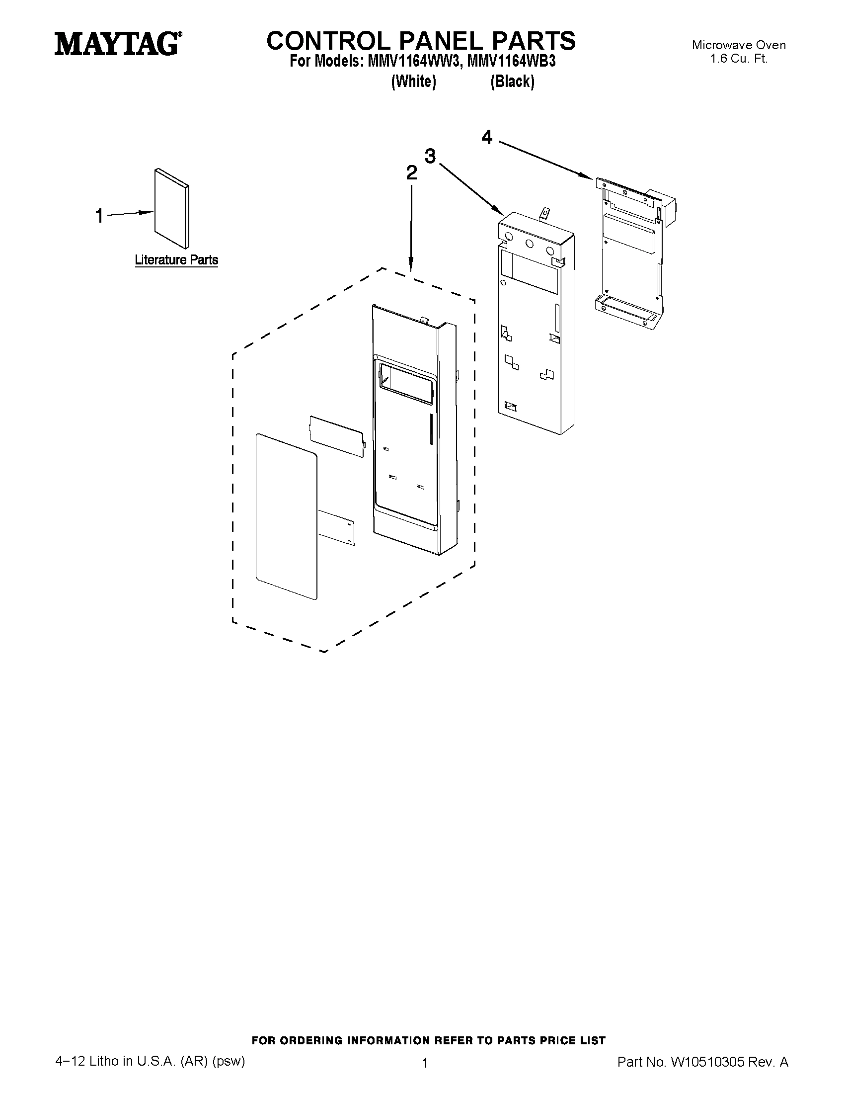 01 - CONTROL PANEL PARTS