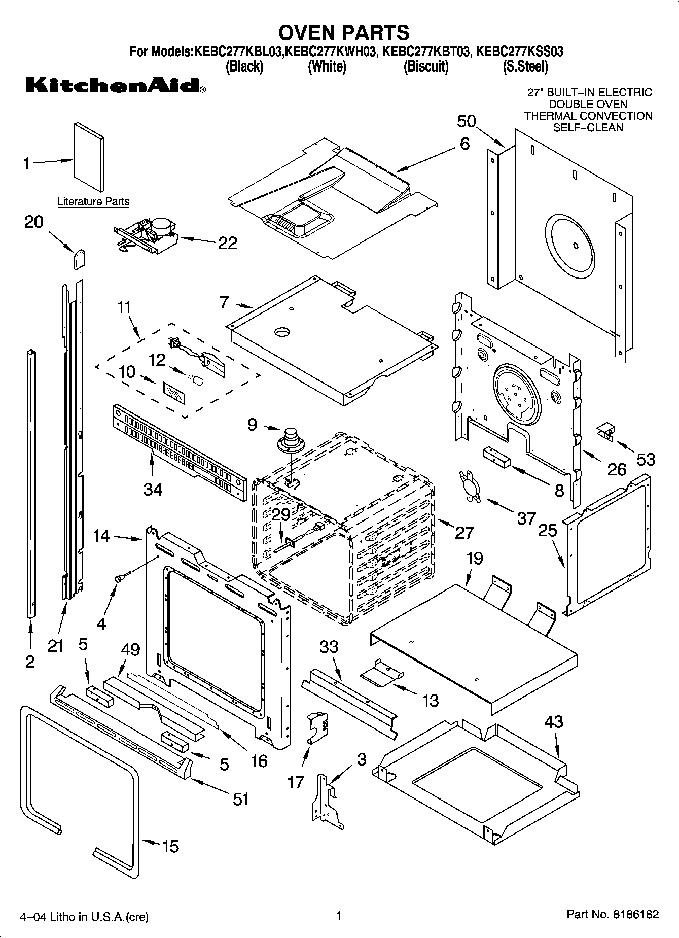 01 - OVEN PARTS