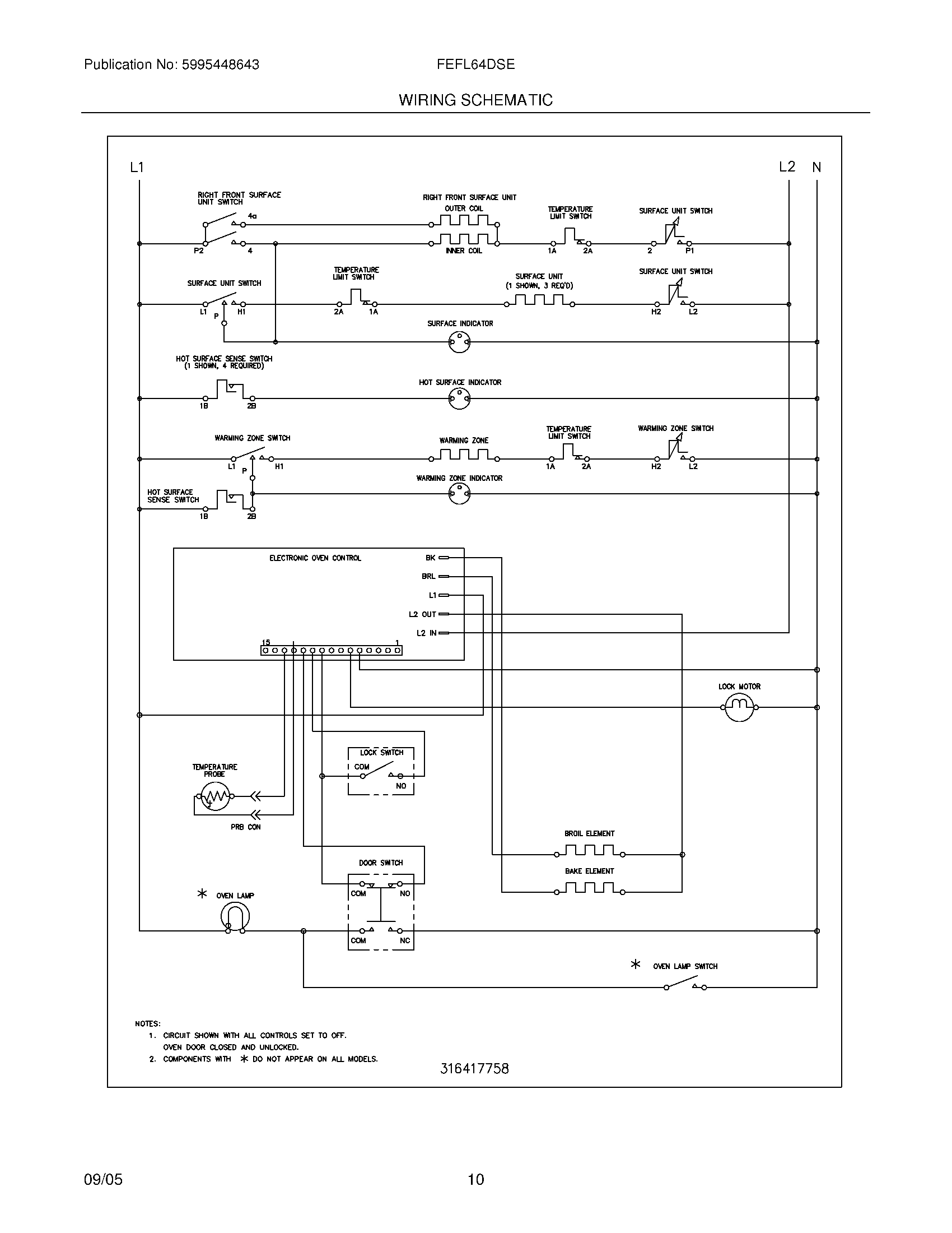 10 - WIRING SCHEMATIC