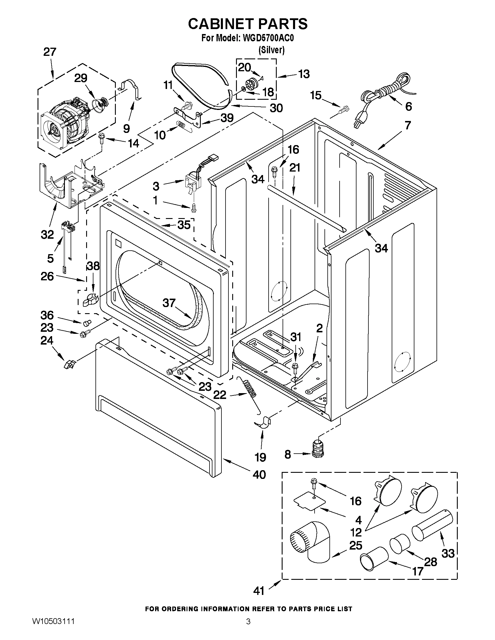 02 - CABINET PARTS