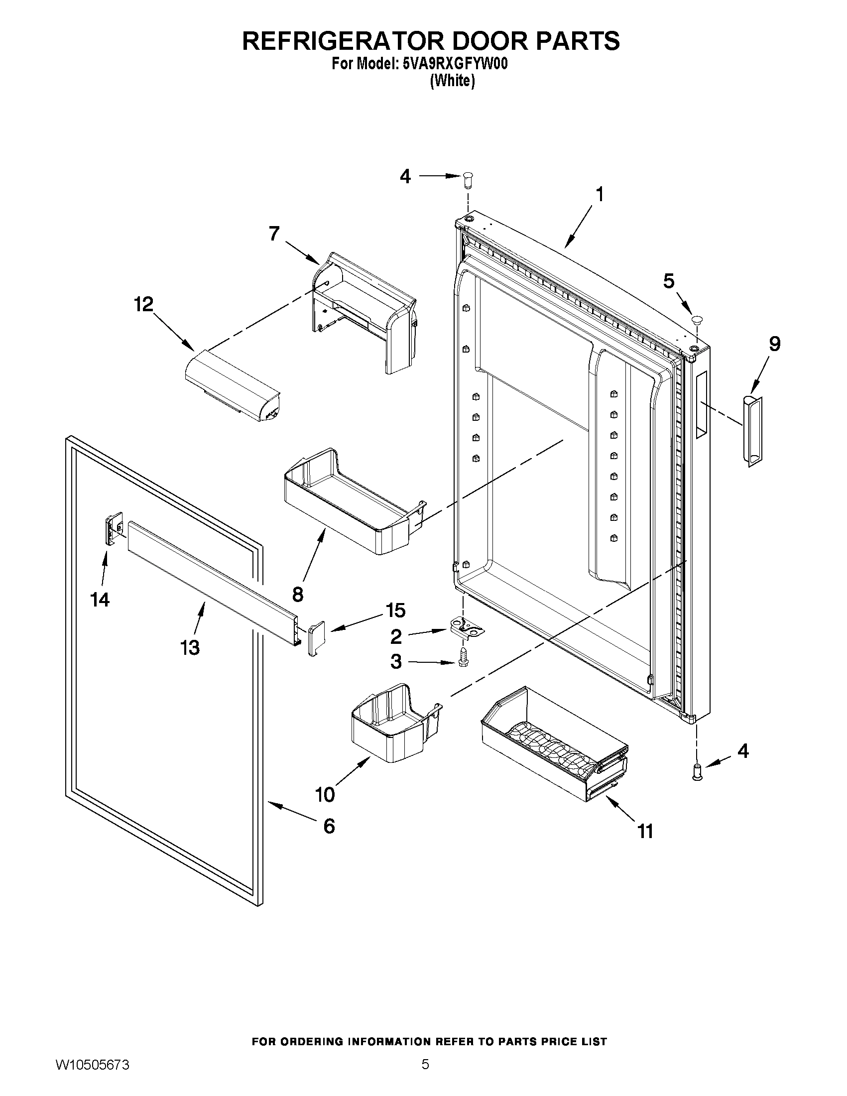03 - REFRIGERATOR DOOR PARTS