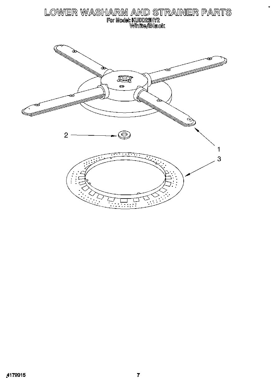 05 - LOWER WASHARM AND STRAINER
