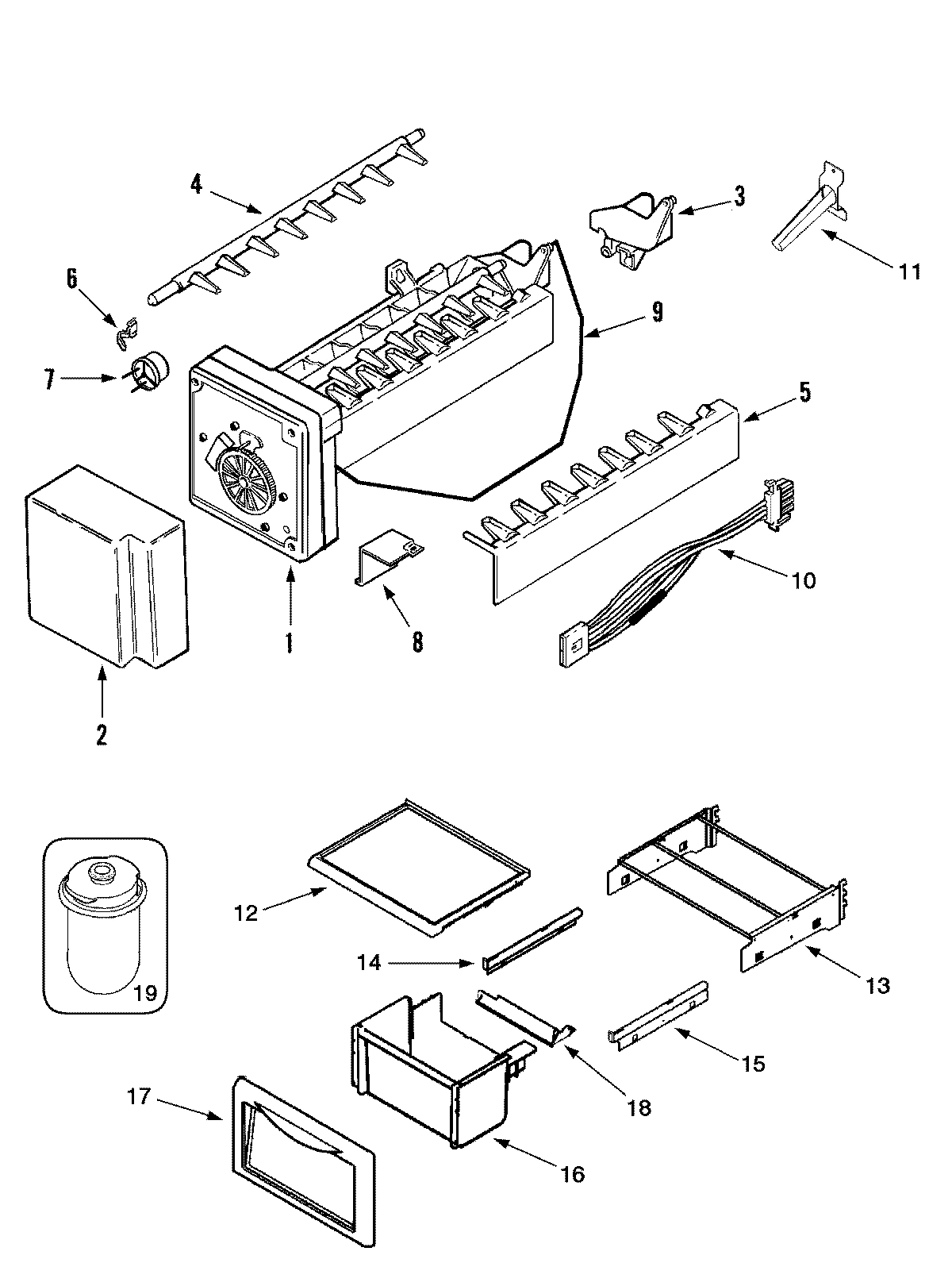 01 - ICE MAKER KIT