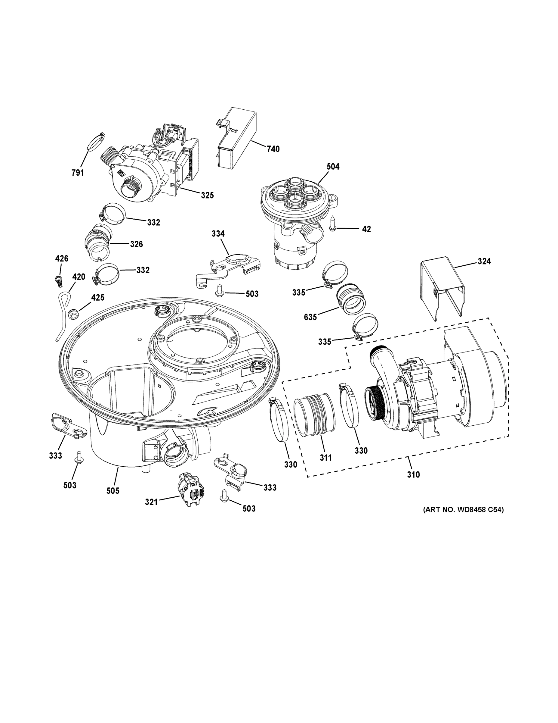 SUMP & MOTOR MECHANISM