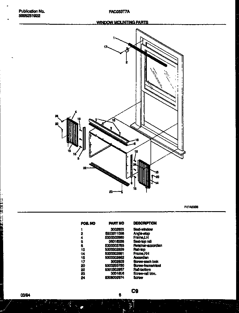 06 - WINDOW MOUNTING PARTS