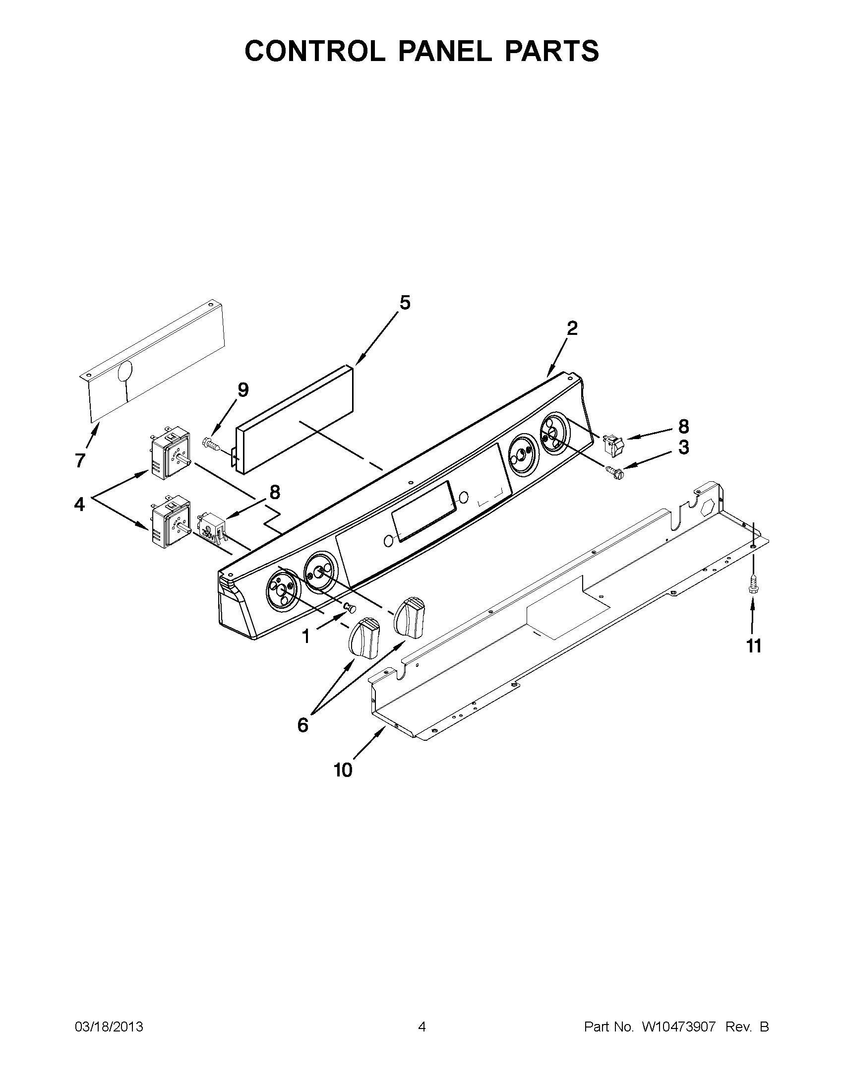 02 - CONTROL PANEL PARTS