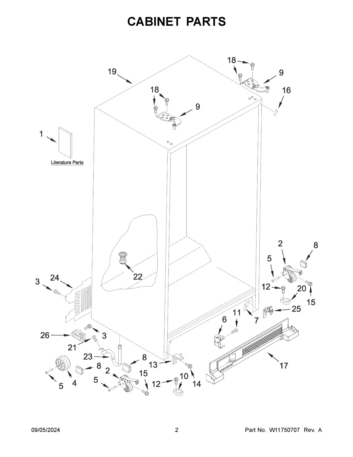 02 - CABINET PARTS