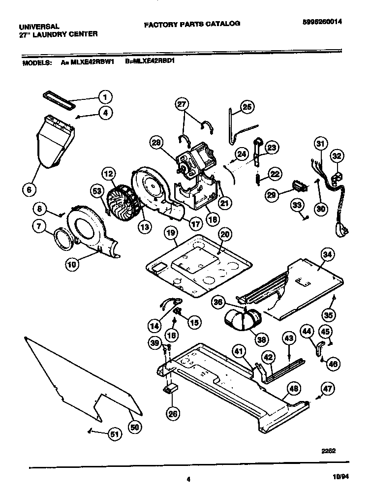 03 - DRYER - MOTOR, BLOWER, BELT