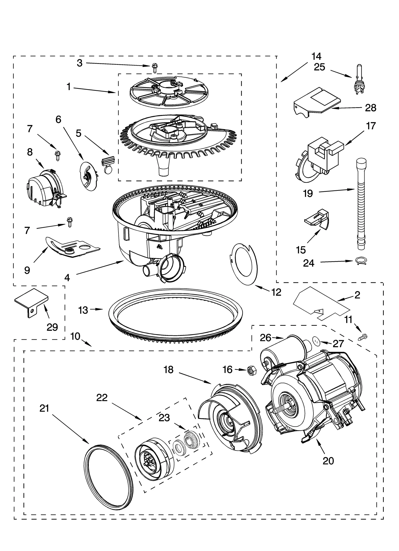 PUMP AND MOTOR PARTS