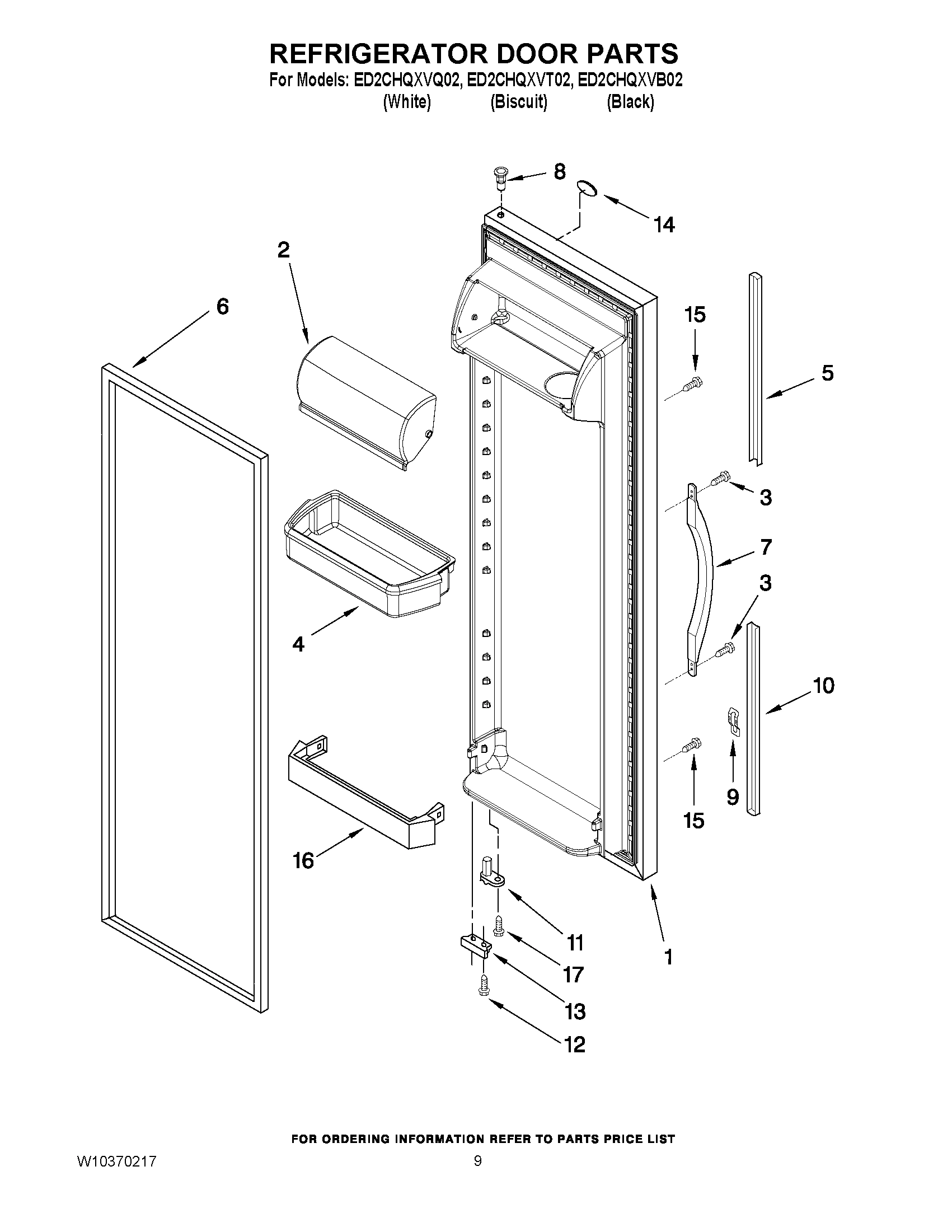 06 - REFRIGERATOR DOOR PARTS