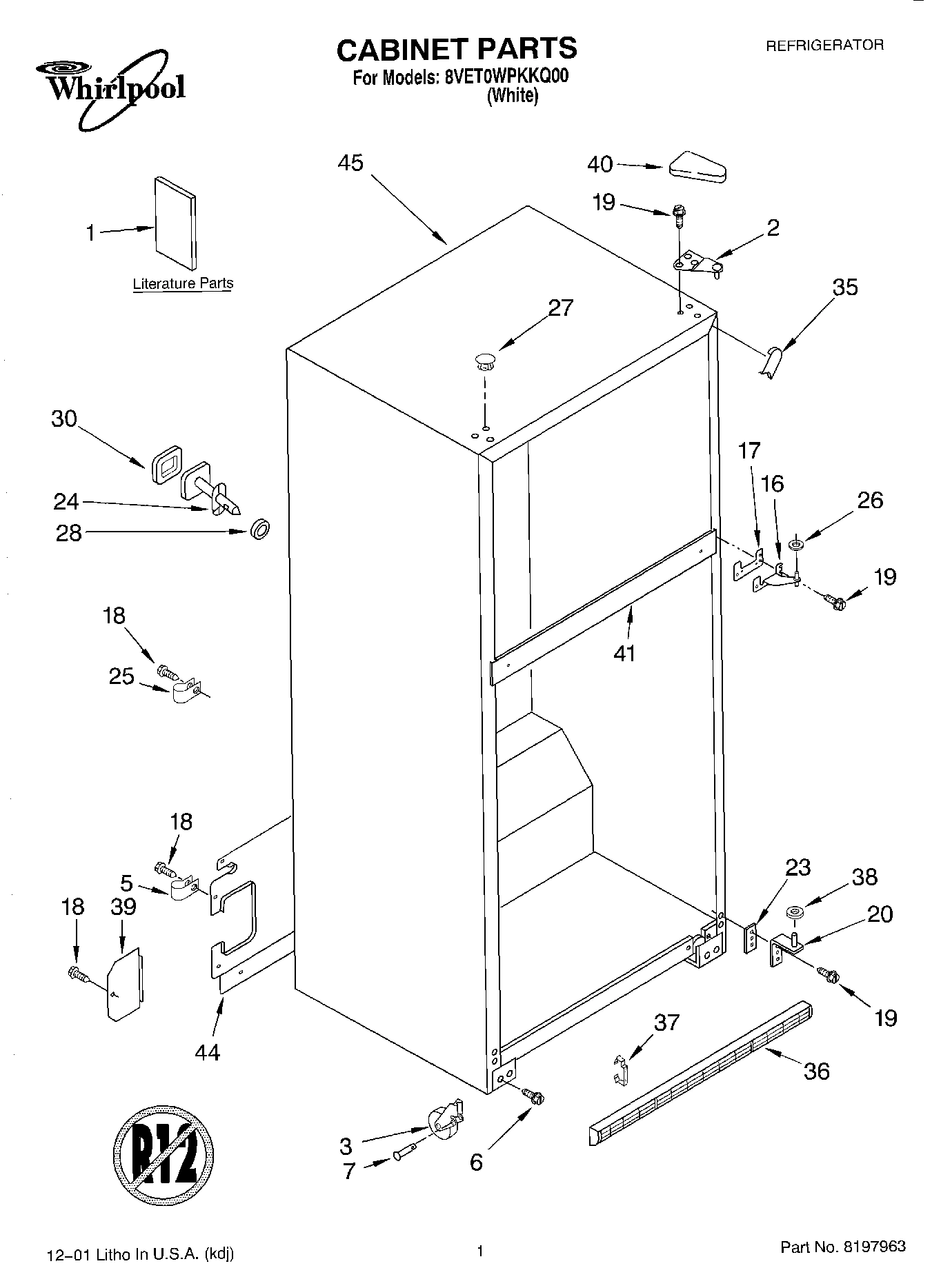 01 - CABINET, LITERATURE