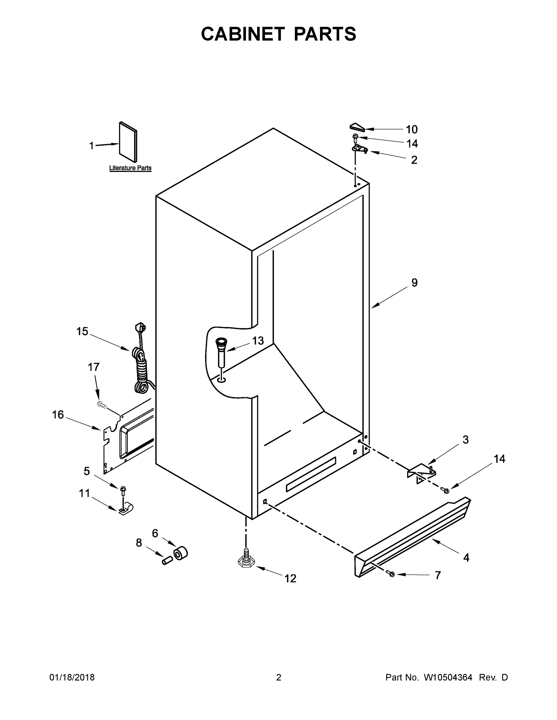 02 - CABINET PARTS