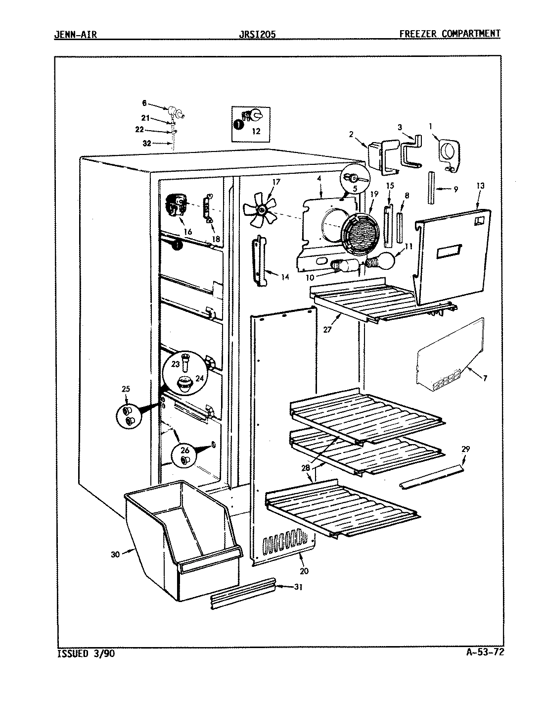 01 - FREEZER COMPARTMENT