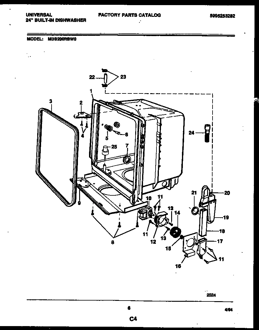 05 - TUB AND FRAME PARTS