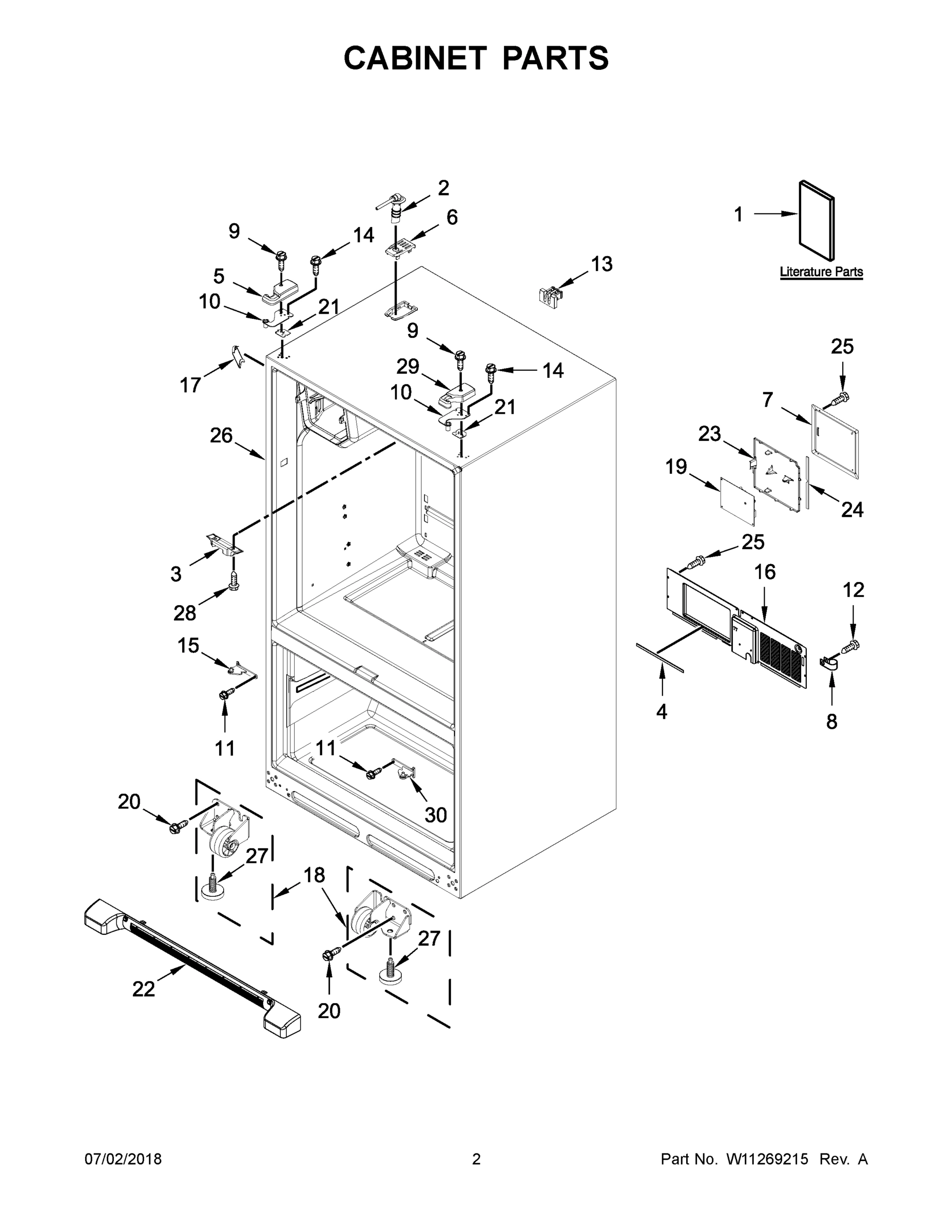 02 - CABINET PARTS