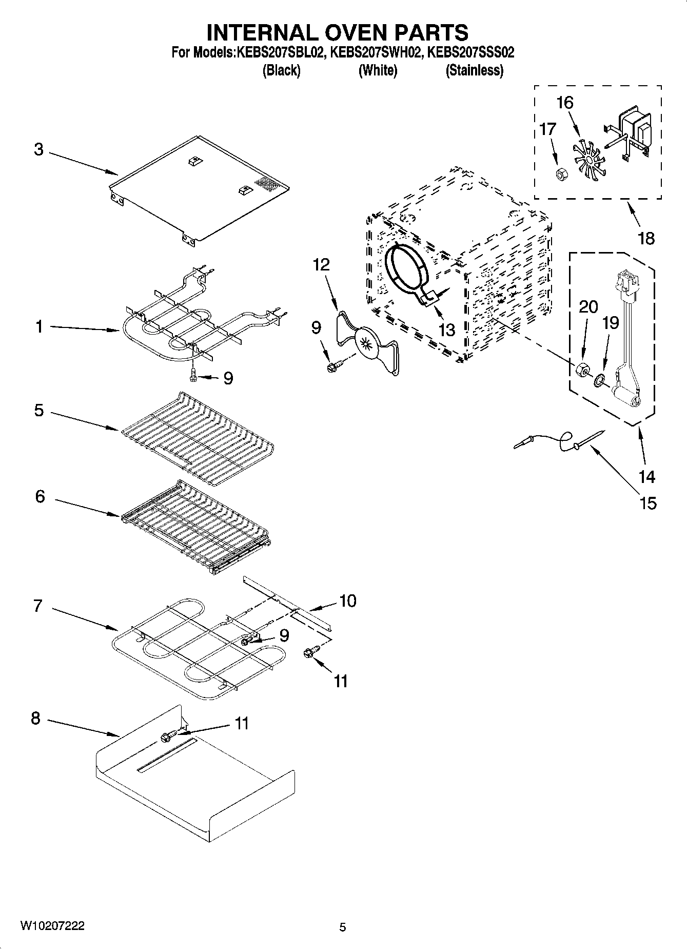 04 - INTERNAL OVEN PARTS