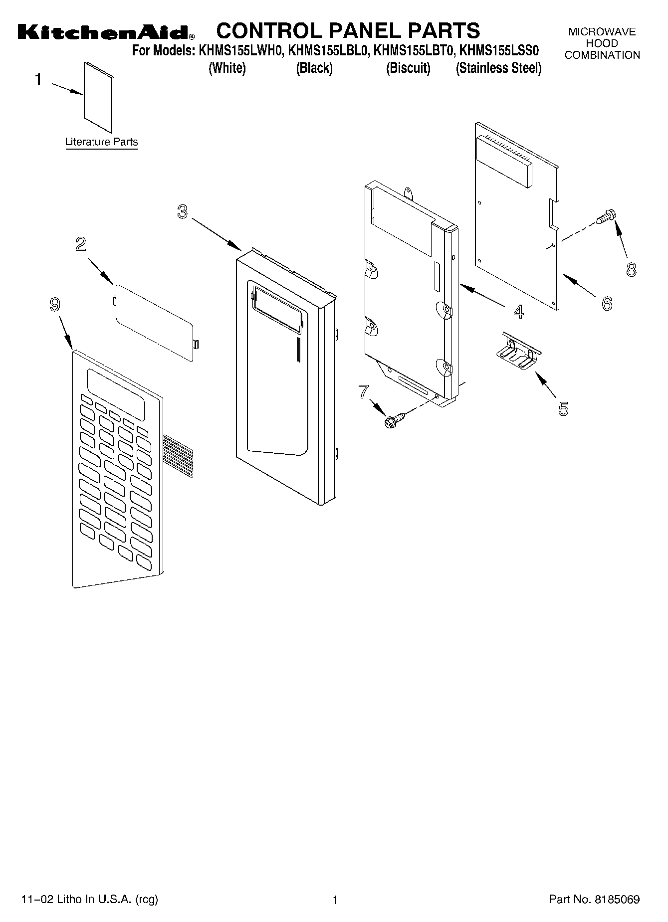 01 - CONTROL PANEL, LITERATURE