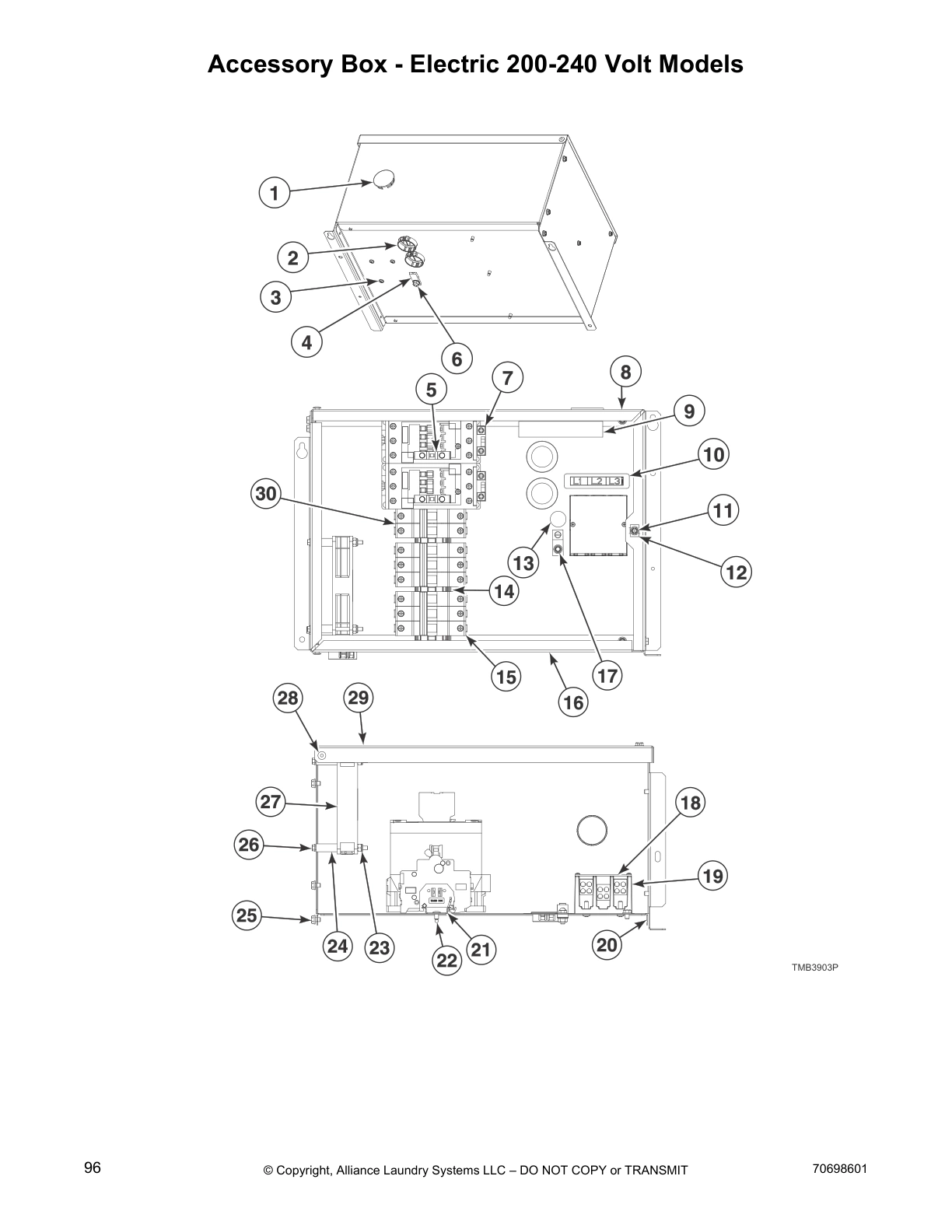Accessory Box - Electric 200-240 Volt Models