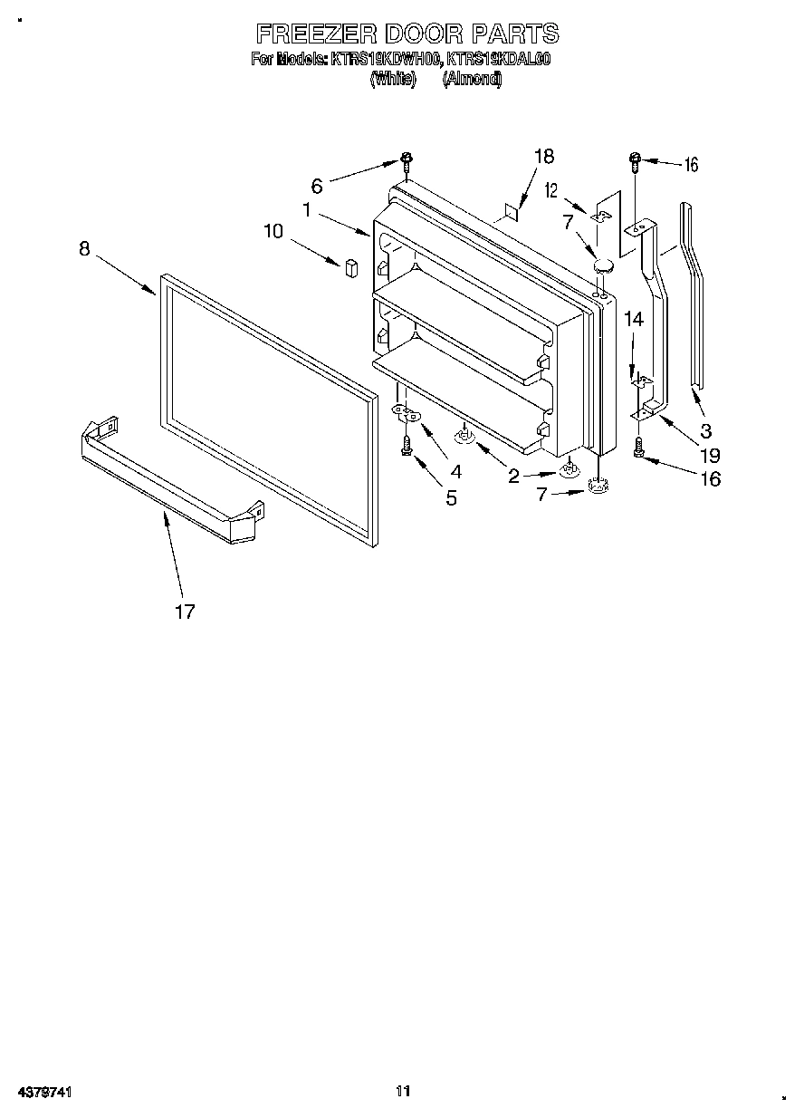 06 - FREEZER DOOR, LIT/OPTIONAL