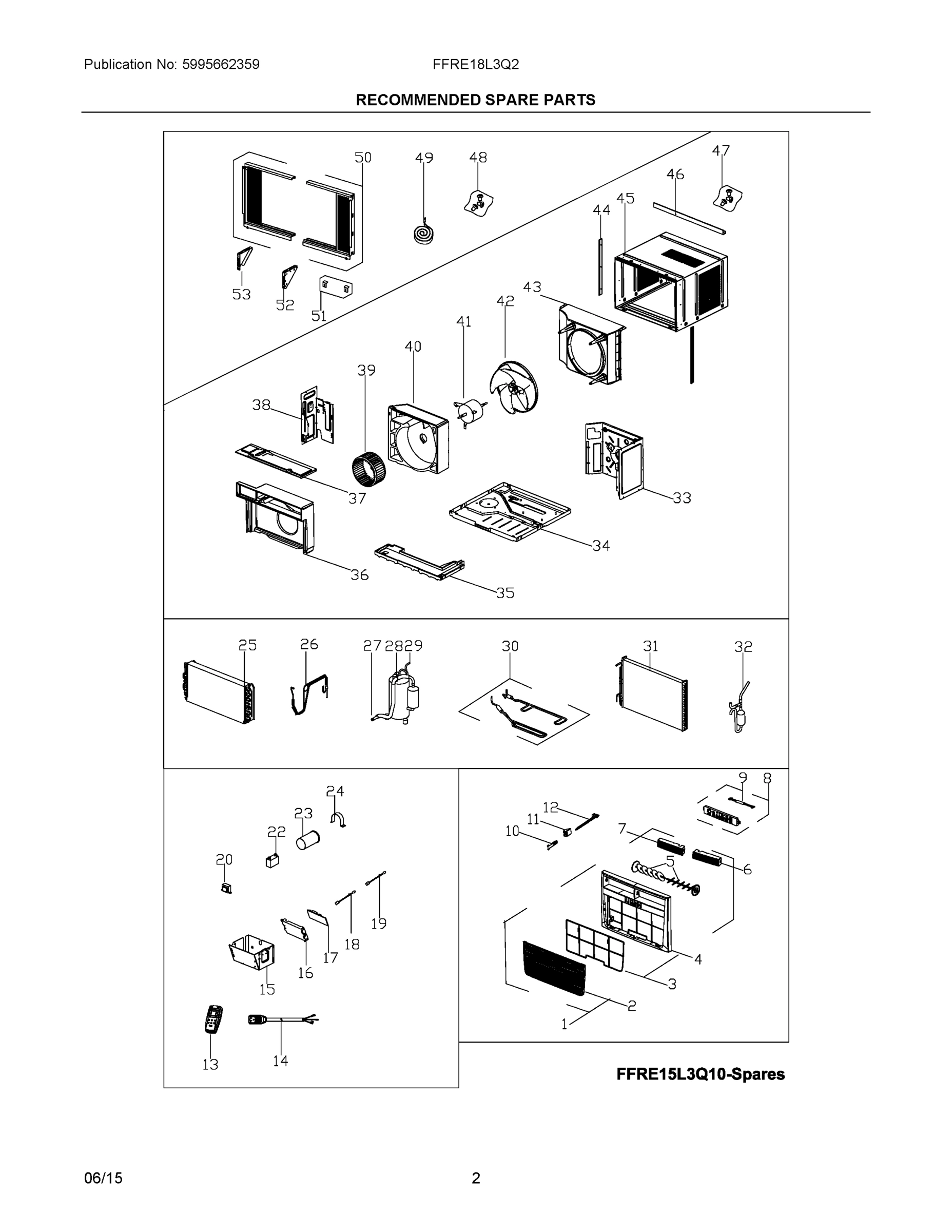02 - RECOMMENDED SPARE PARTS