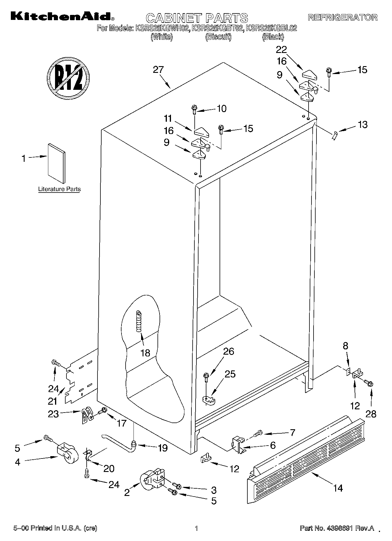 01 - CABINET, LITERATURE