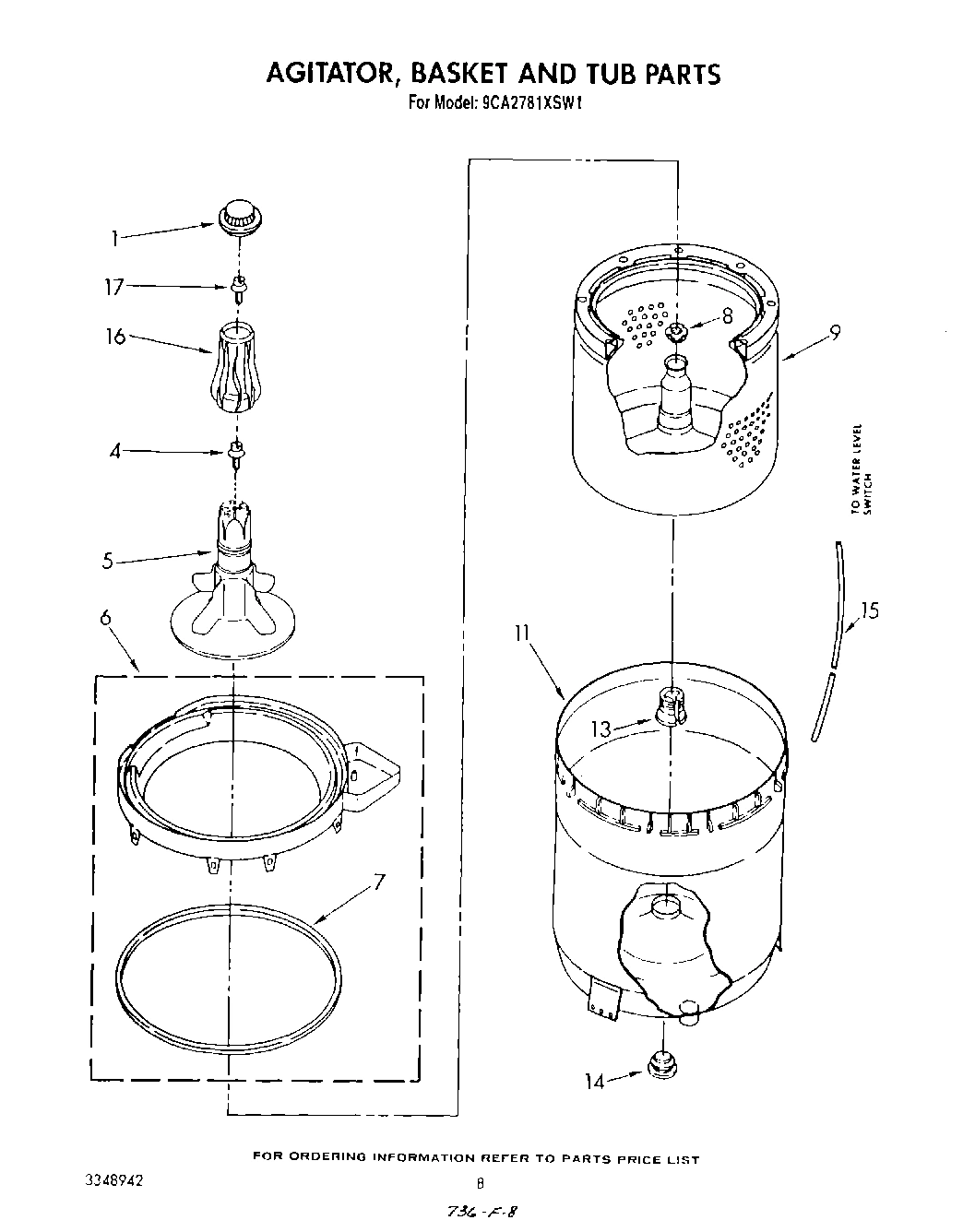 06 - AGITATOR, BASKET AND TUB