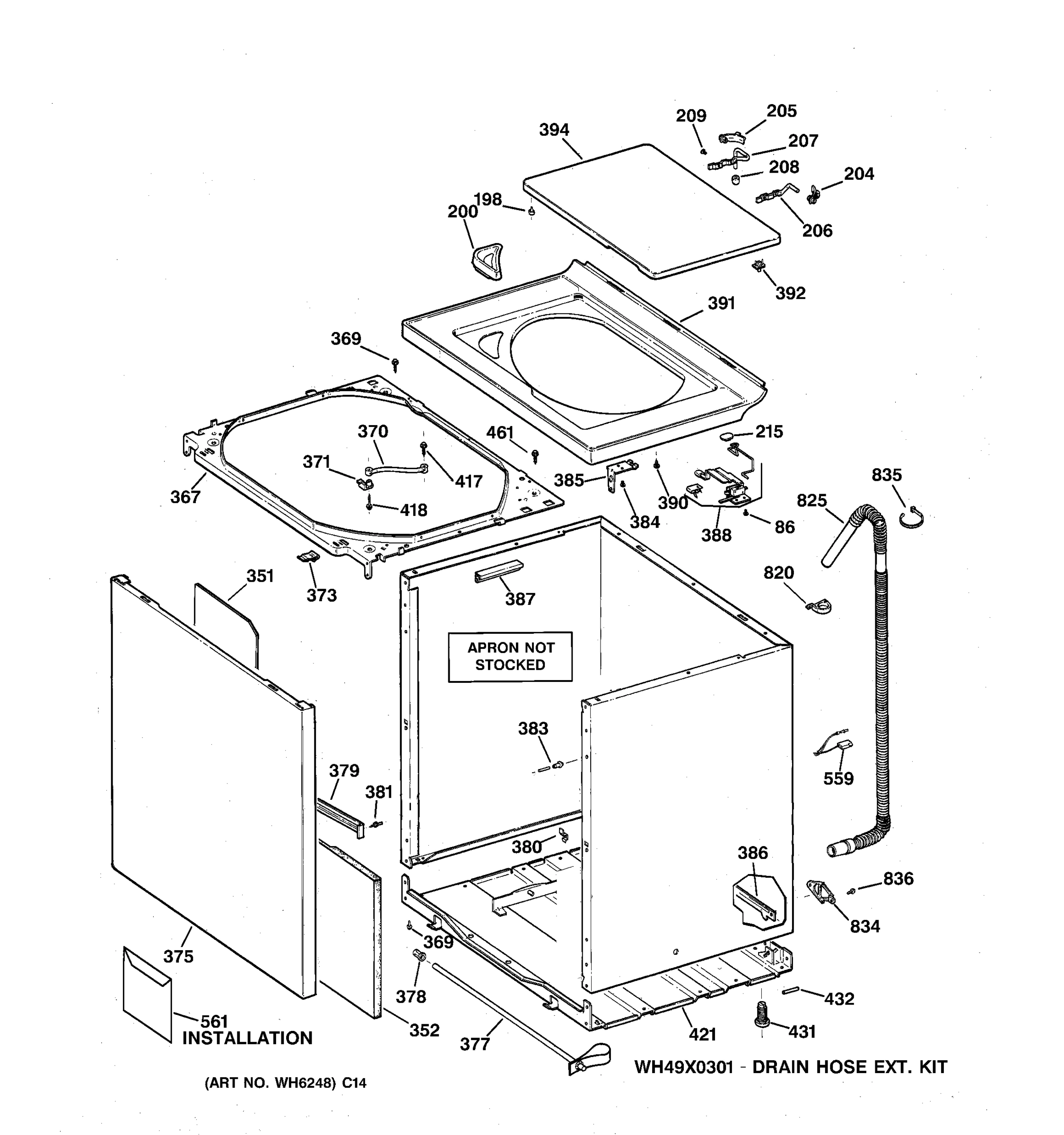 CABINET, COVER & FRONT PANEL