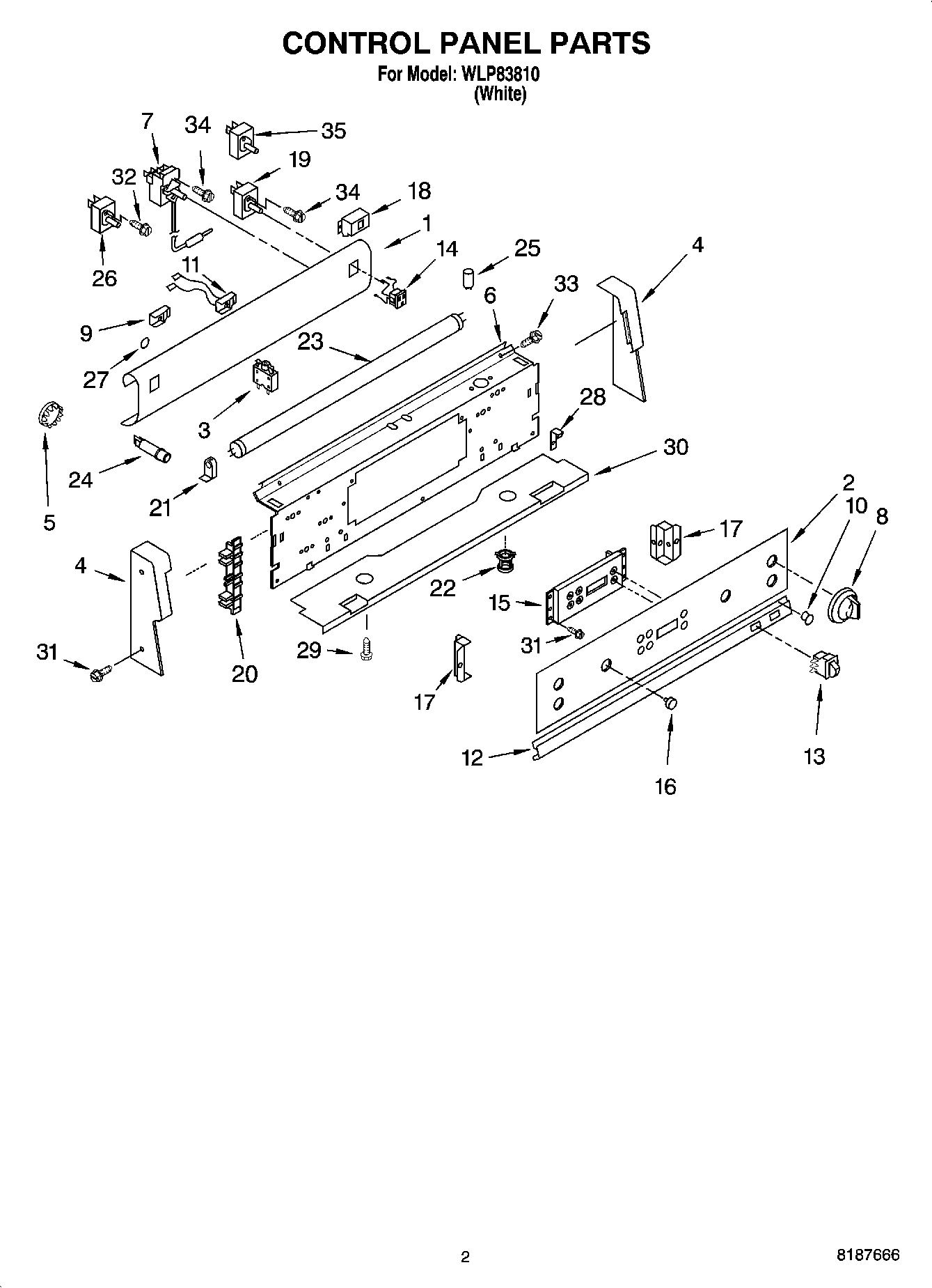 02 - CONTROL PANEL PARTS