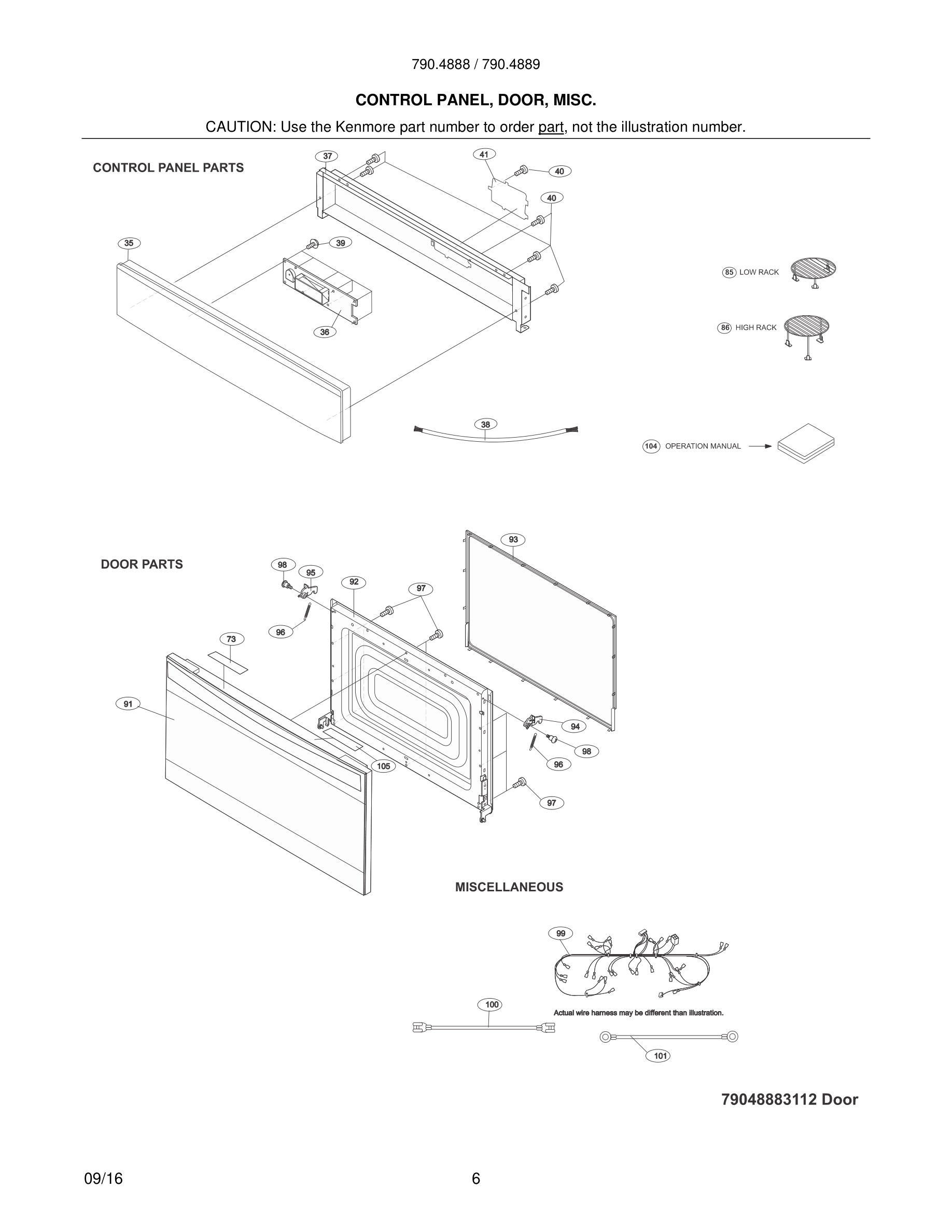07 - CONTROL PANEL, DOOR, MISC.