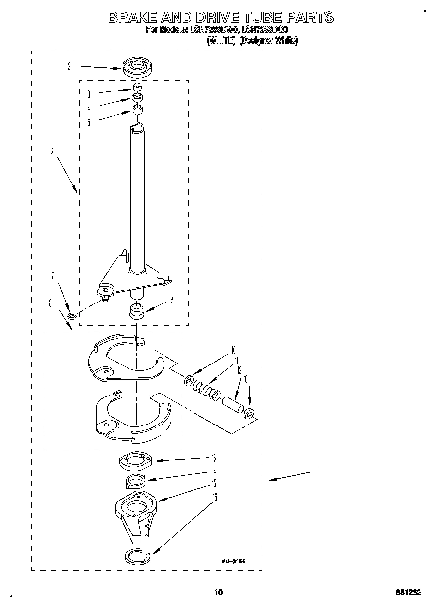 08 - BRAKE AND DRIVE TUBE