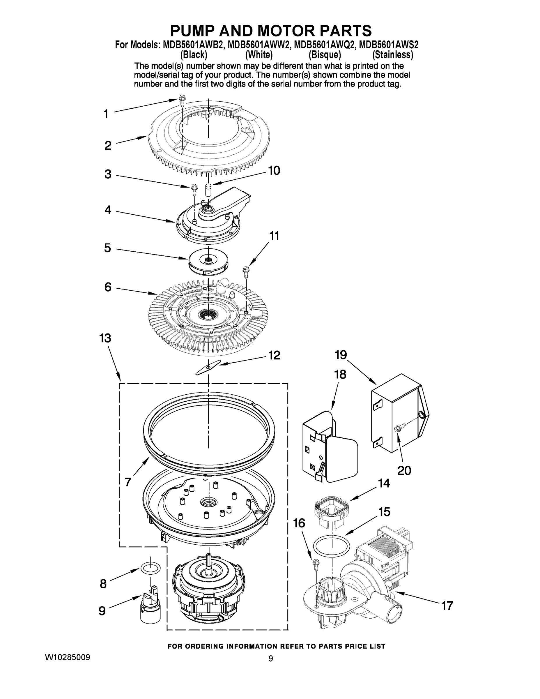 08 - PUMP AND MOTOR PARTS