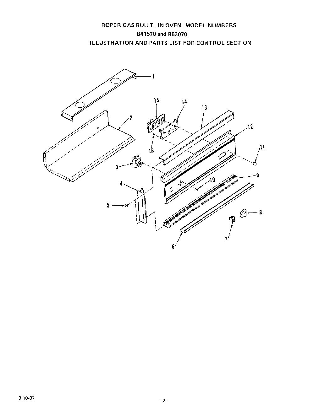 03 - CONTROL SECTION, LIT/OPTIONAL