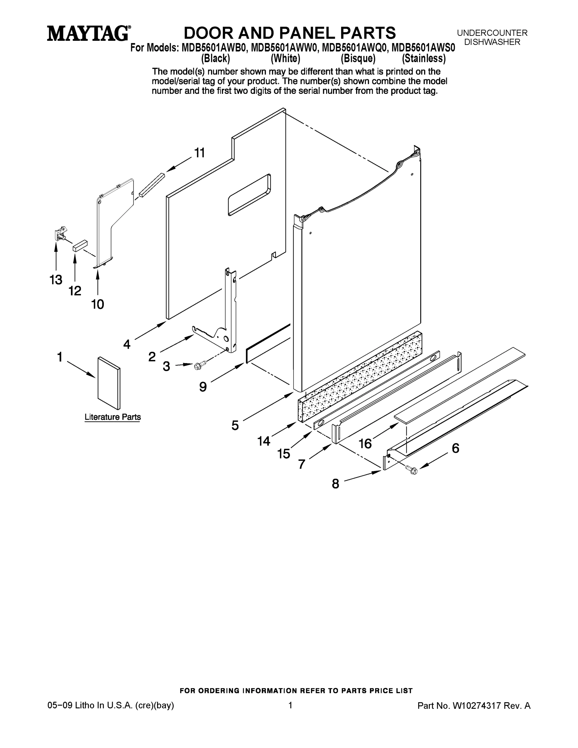 01 - DOOR AND PANEL PARTS